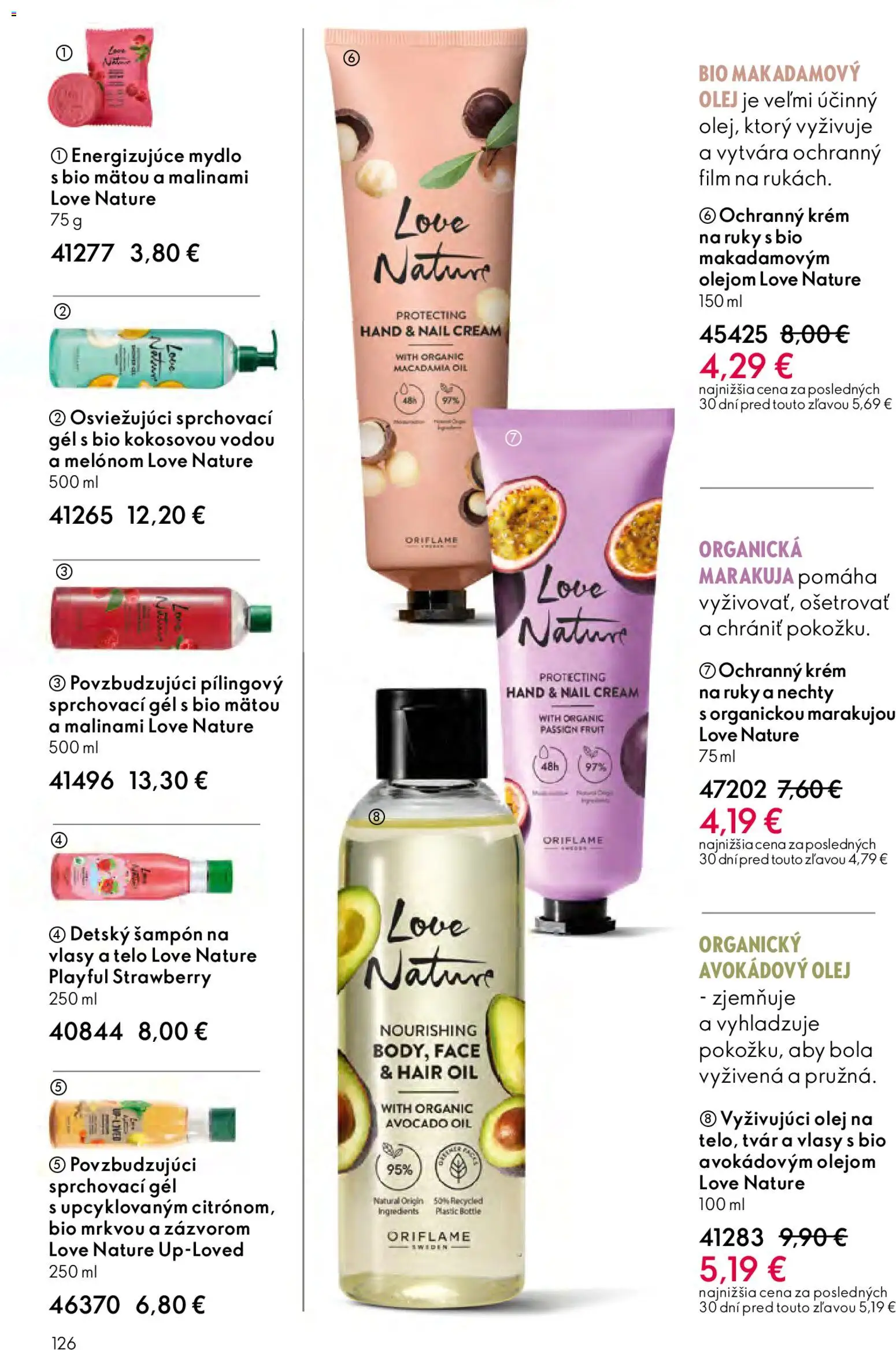 Nové Oriflame akcie – leták je platný od 25.03.2026 | Strana: 126 | Produkty: Olej, Avokádový olej, Mydlo, Krém