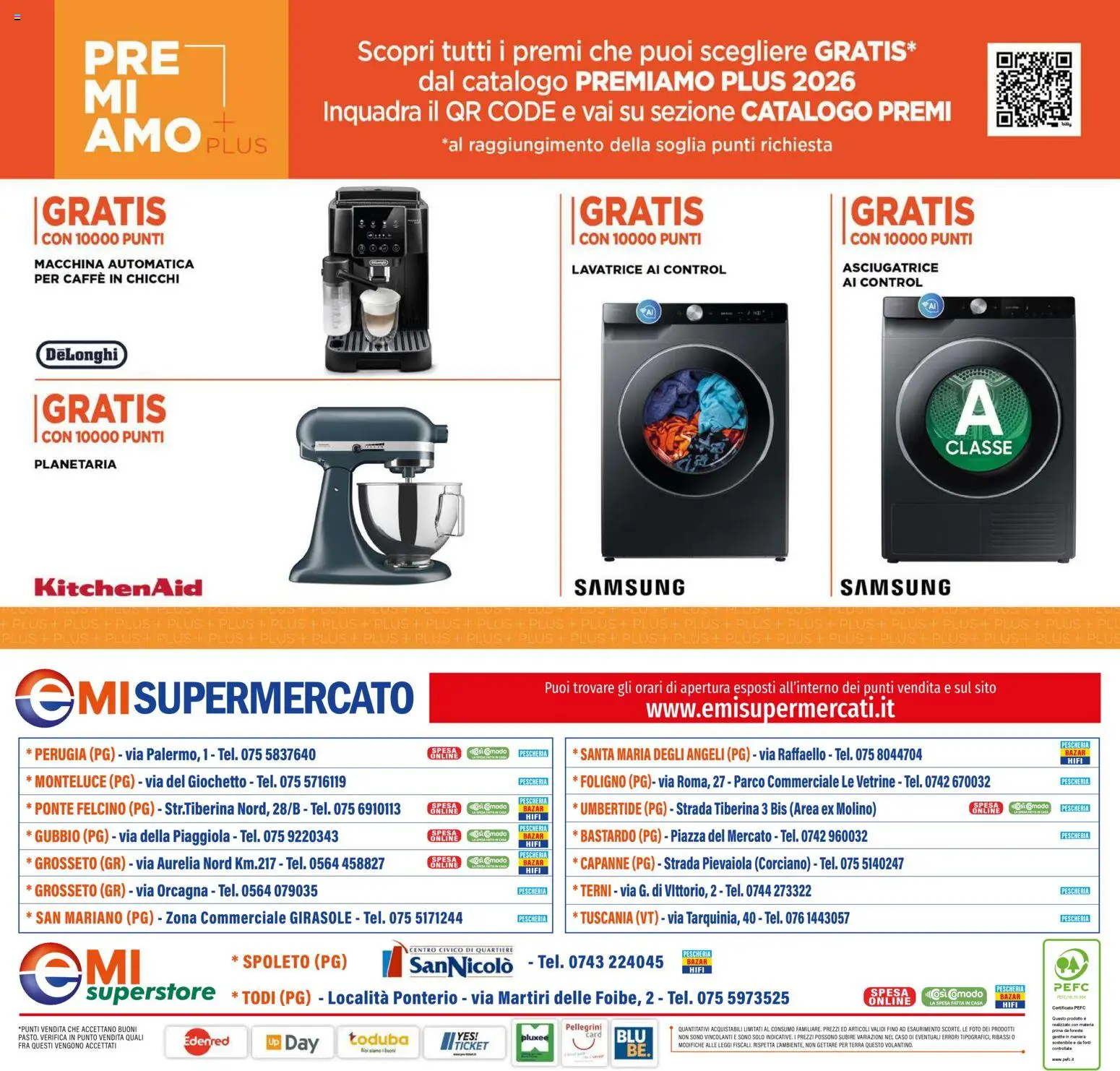 Volantino EMI del 23.04.2026 | Pagina: 28 | Prodotti: Caffè, Lavatrice, Asciugatrice, Samsung