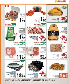 Anteprima del volantino BANANE, CONAD VERSO NATURA biologiche valido a partire dal 22/07/2026 | Pagina: 2