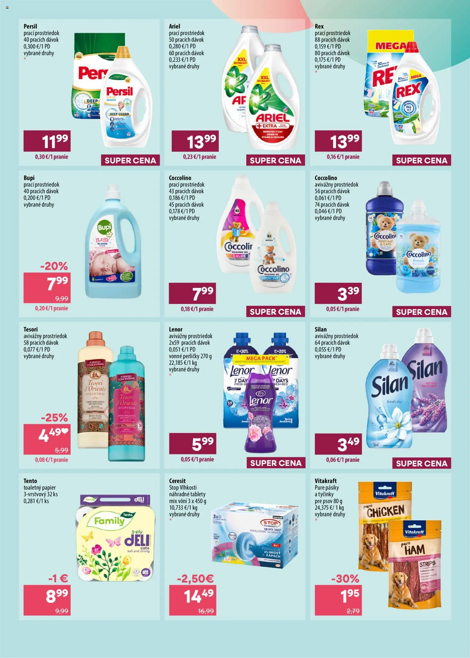 Nové 101 drogerie akcie – leták je platný od 07.10.2026 | Strana: 9 | Produkty: Pohlcovač vlhkosti, Persil, Ariel, Ceresit