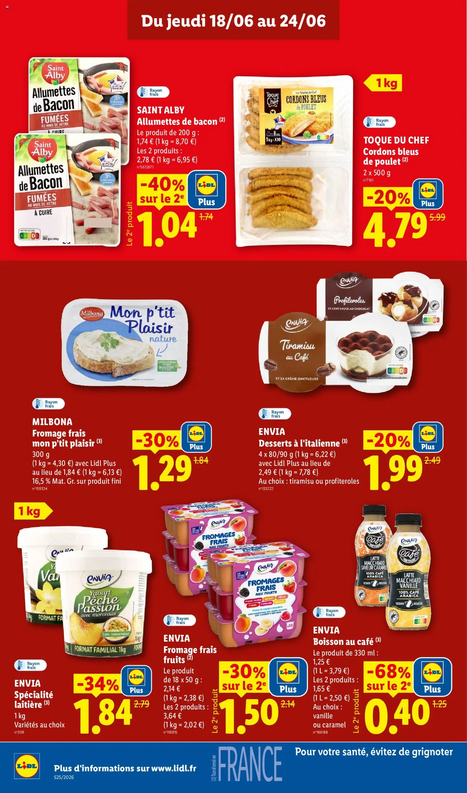 {H1} | Page: 12 | Produits: Yaourt frais, Yaourt, Chocolat, Cordon bleu