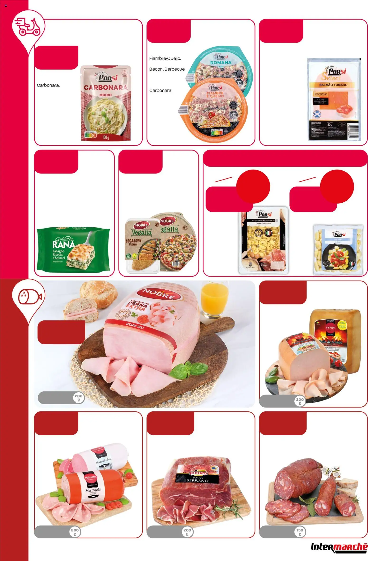 Intermarché folheto │ válido de 28.05.2026 | Página: 14 | Produtos: Frango, Gnocchi, Salmão, Pizza