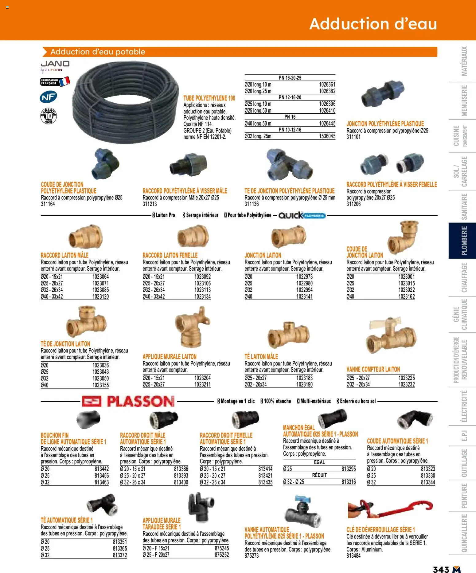 {H1} | Page: 343 | Produits: Clé