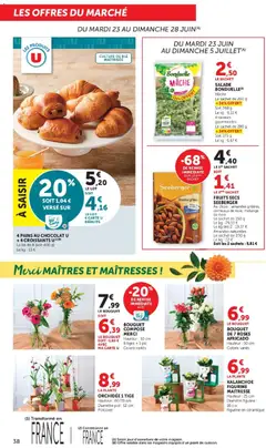 Hyper U - Prévisualisation de Hyper U catalogue valide à partir de 23/06/2026 | Page: 38 | Produits: Orchidée, Chocolat, Noix, Amandes