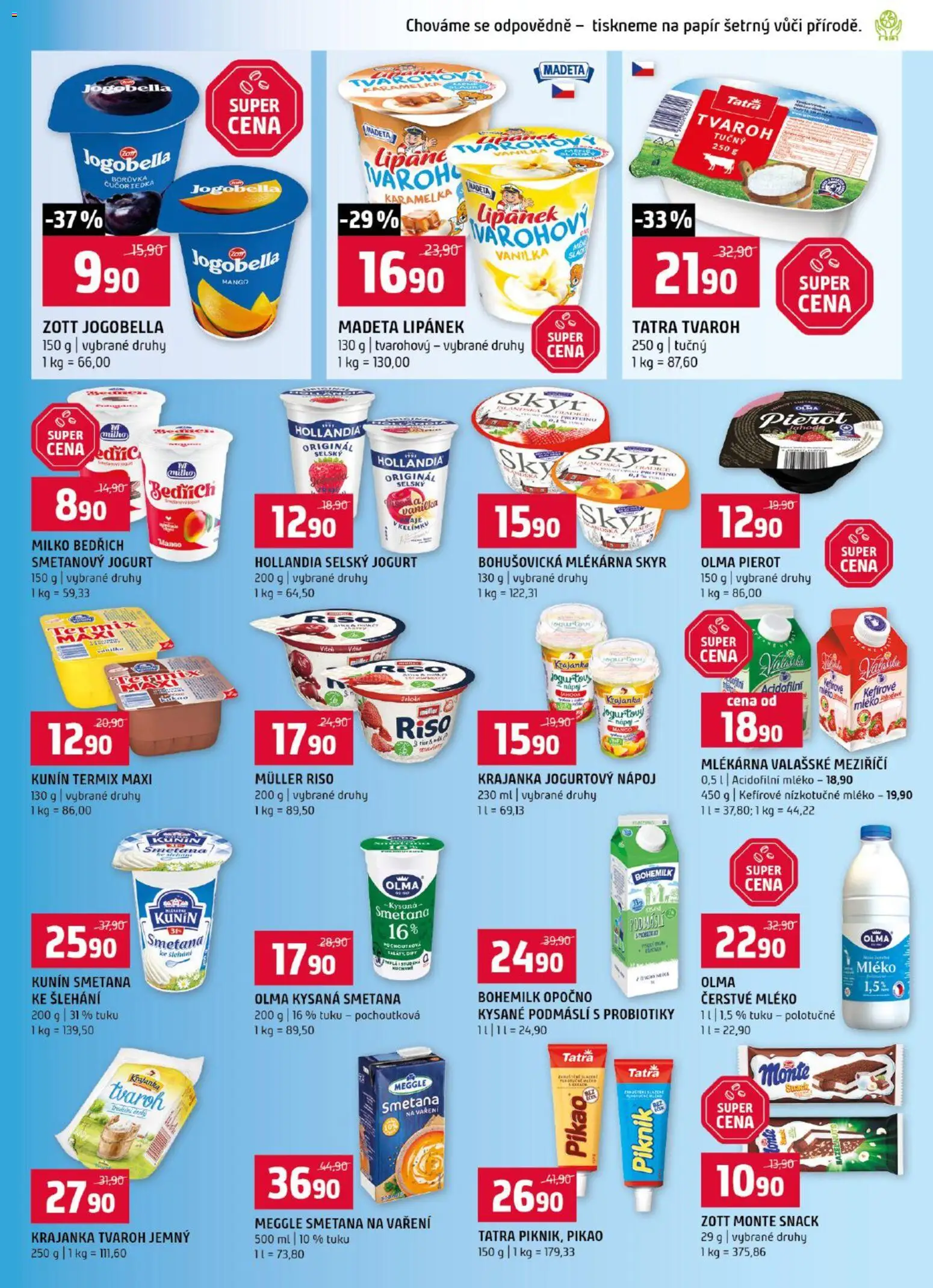 Terno leták od 23.09.2026 | Strana: 5 | Produkty: Jogurt, Acidofilní mléko, Hollandia, Smetana na vaření