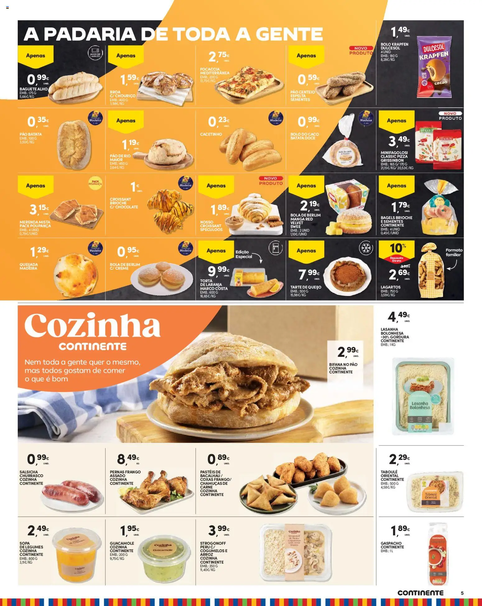 Continente Madeira │ válido de 07/07/2026 | Página: 7 | Produtos: Batata, Bacalhau, Cogumelos, Creme