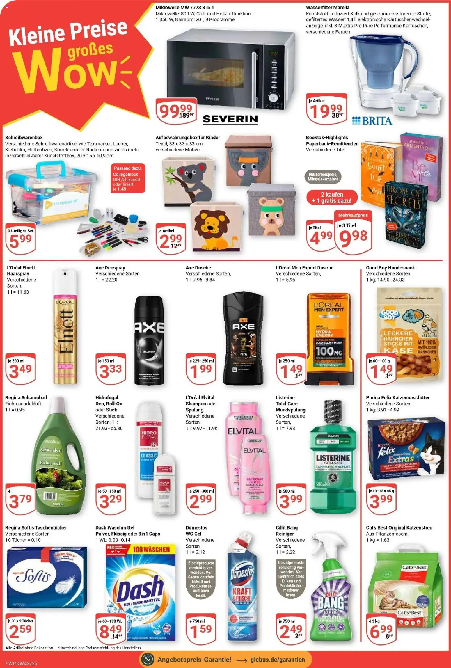 Globus Prospekt Zwickau (ab 12.10.2026) » Angebote online | Seite: 5 | Produkte: Grill, Energy, Taschentücher, Shampoo