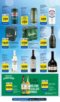 Tesco aktuális akciós újság - amely érvényes a következő dátumtól: 2026.09.10. | Oldal: 25 | Termékek: Gösser, Peroni, Világos sör, Borsodi