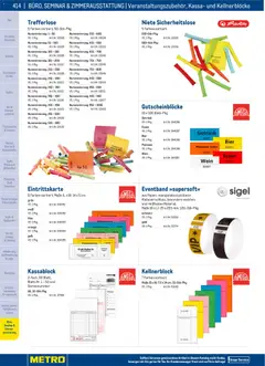 Metro angebote Gastro Non-Food Katalog ab 01.01.2026 gültig | Seite: 414 | Produkte: Bekleidung, Eis, Wein, Bier