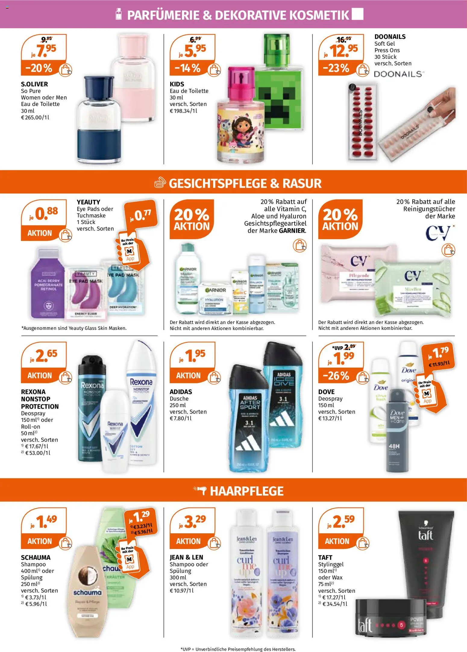 Müller Prospekt – gültig ab 08.06.2026 | Seite: 2 | Produkte: Toilette, Dusche, Shampoo, Tuchmaske
