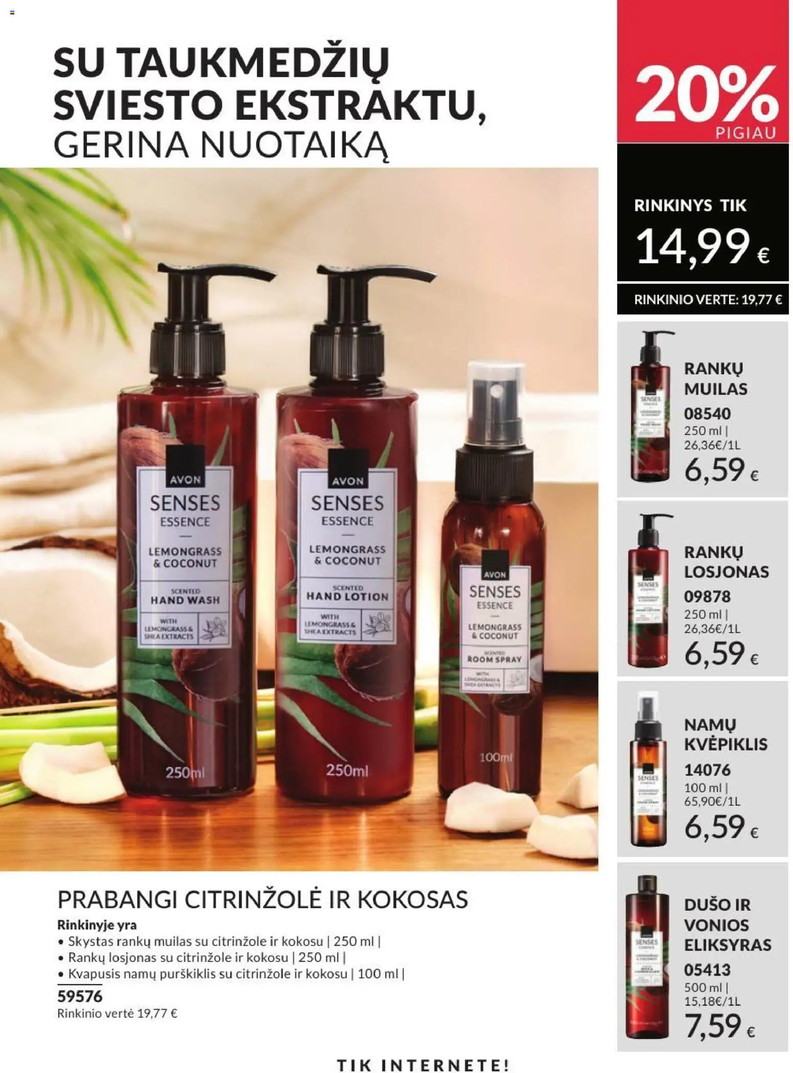 AVON akcijos nuo 2026.09.01 | Puslapis: 214 | Prekių: Muilas
