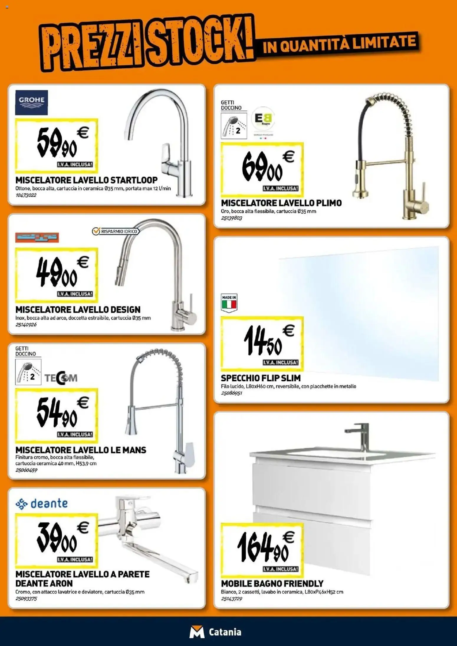 Nuovo TECNOMAT - Straordinari prezzi stock! dal 24/09/2026 > offerte anteprima 🛍️ | Pagina: 5 | Prodotti: Mobile, Lavatrice, Miscelatore, Specchio
