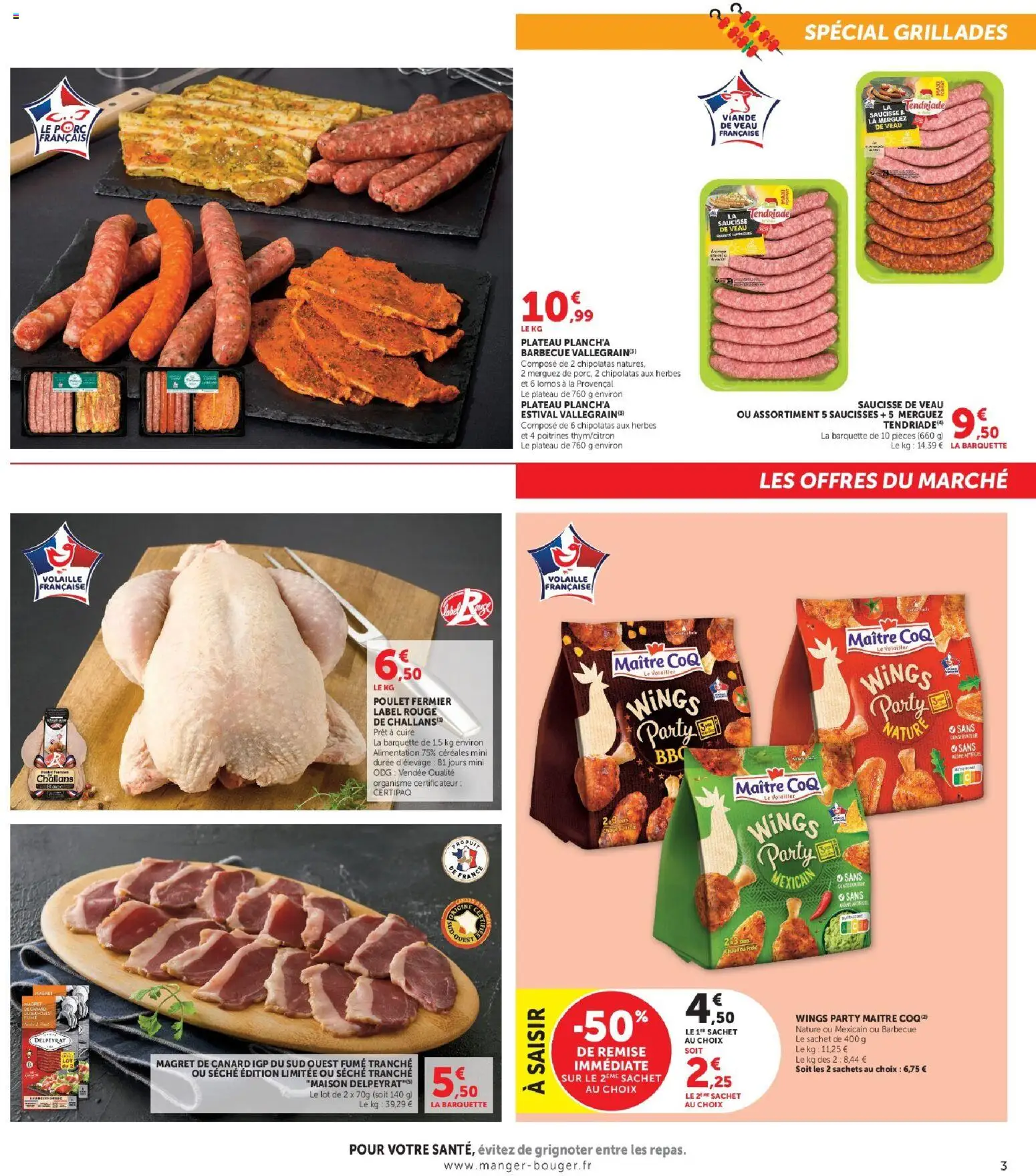 {H1} | Page: 3 | Produits: Barbecue, Plateau, Volaille, Saucisse