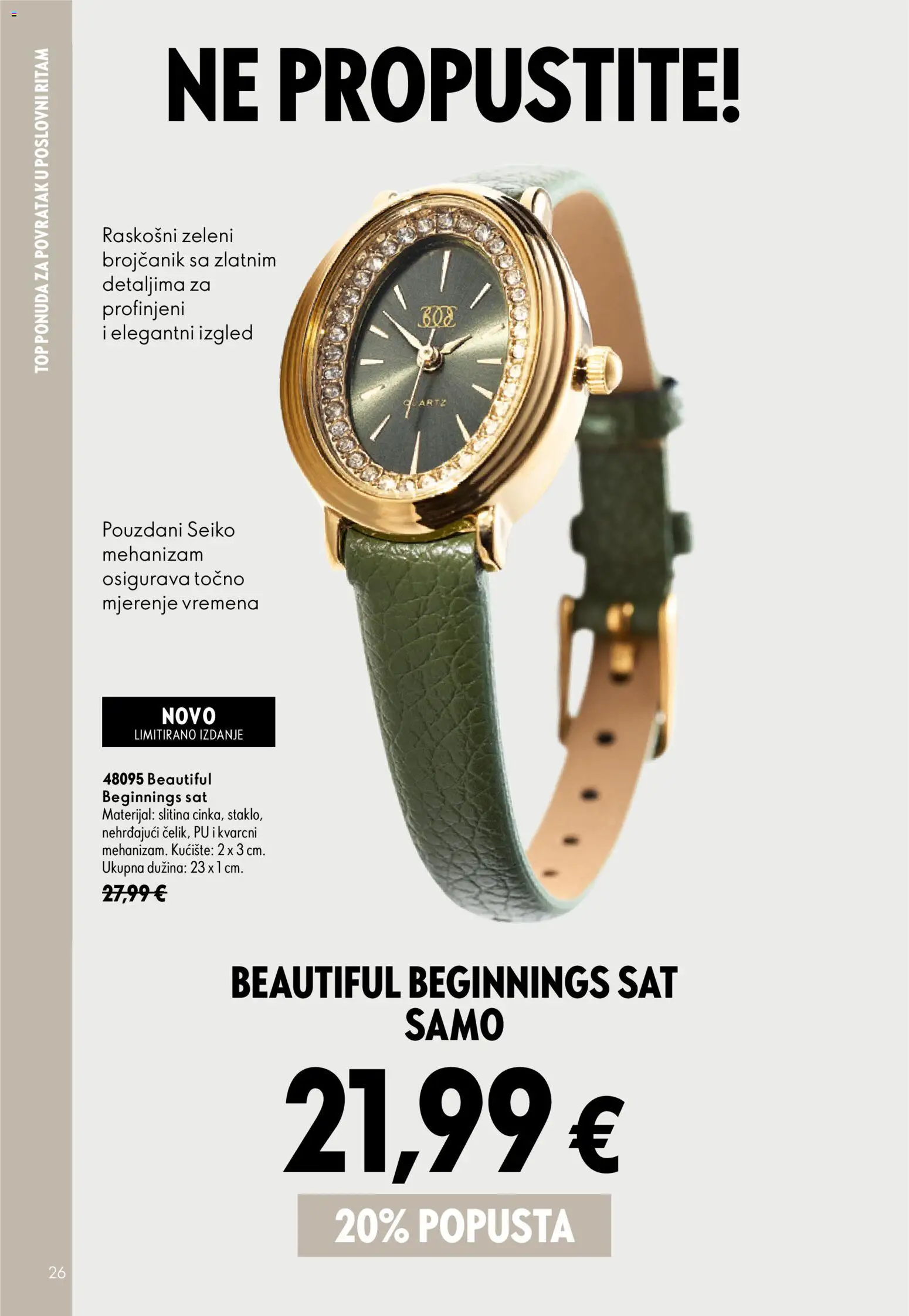 Oriflame katalog | vrijedi od 26.08.2026 | Stranica: 26 | Proizvodi: Sat