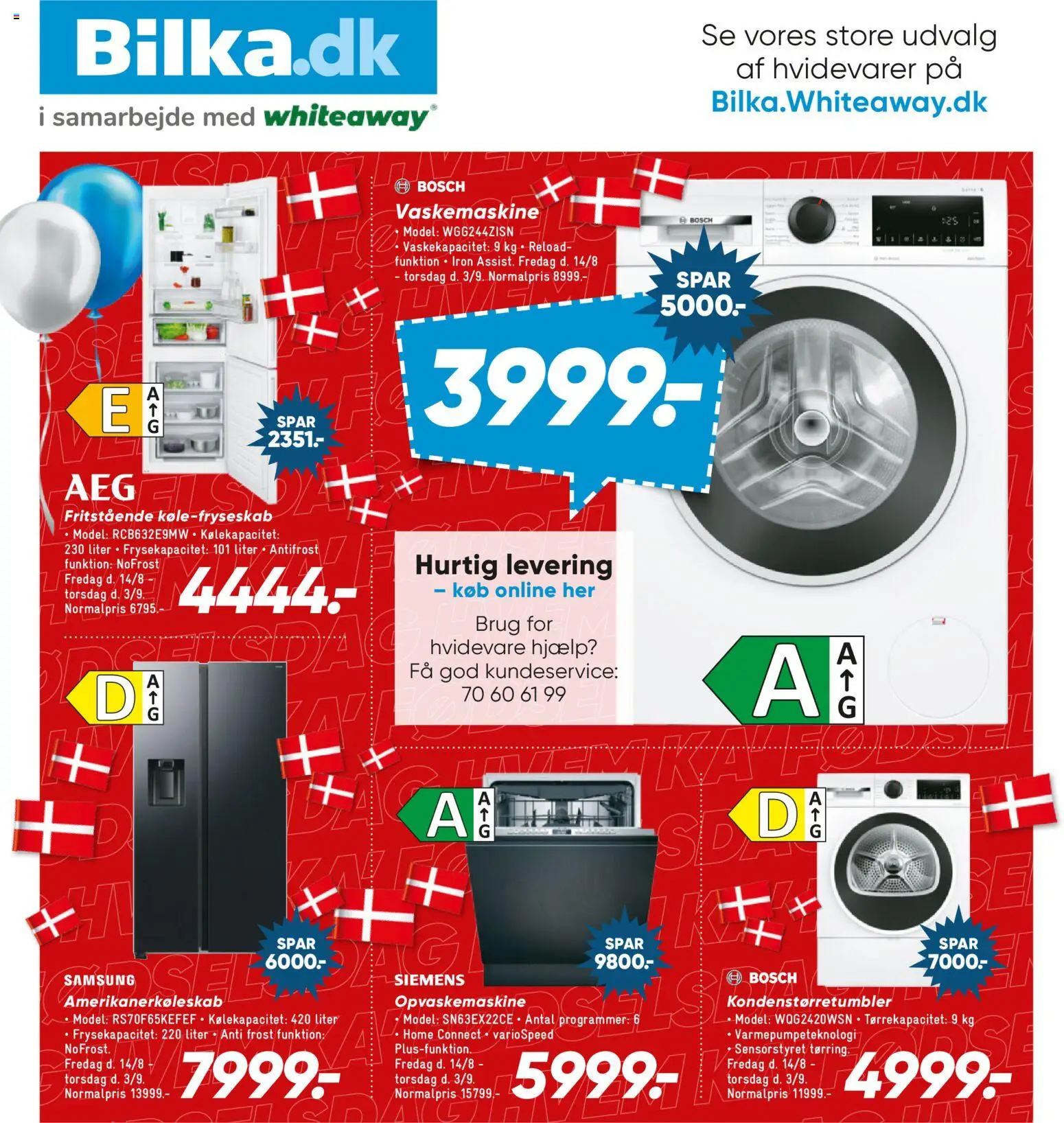 Bilka tilbudsavis – gyldig fra 21/08/2026 | Side: 22 | Produkter: Vaskemaskine, Opvaskemaskine