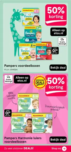 Etos folder - Voorbeeld van een folder van Etos, geldig van 20-07-2026 | Pagina: 62 | Producten: Ostyalap, Pampers