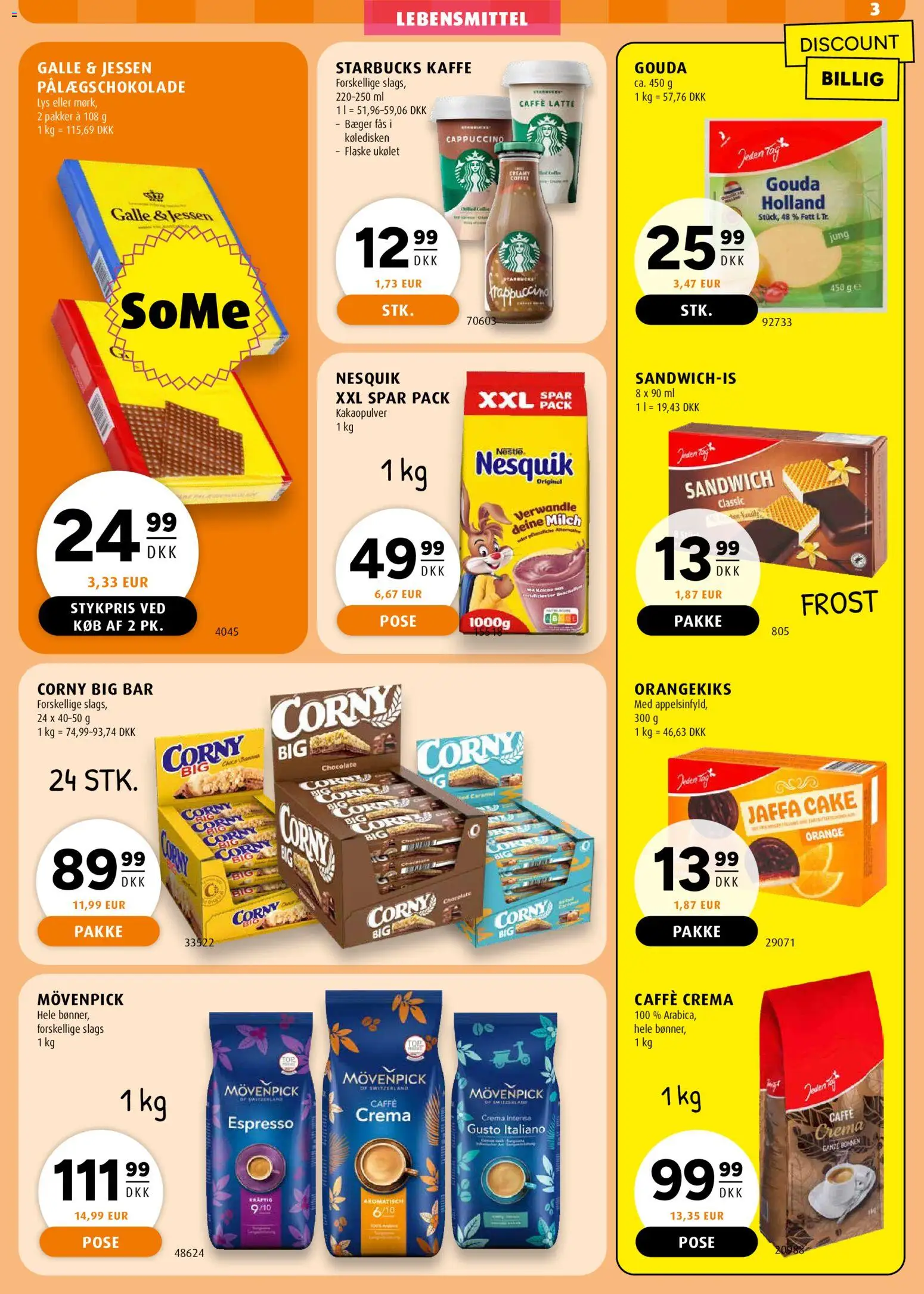 Scandinavian Park tilbudsavis – gyldig fra 25/06/2026 | Side: 3 | Produkter: Kaffe, Pålægschokolade, Kakaopulver