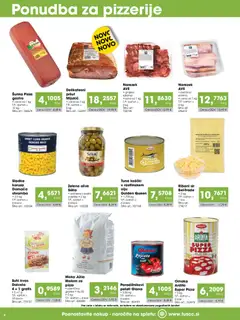 Tuš katalog akcije – veljaven od 07.04.2026 | Stran: 4 | Izdelki: Koruza, Moka, Slanina, Omaka