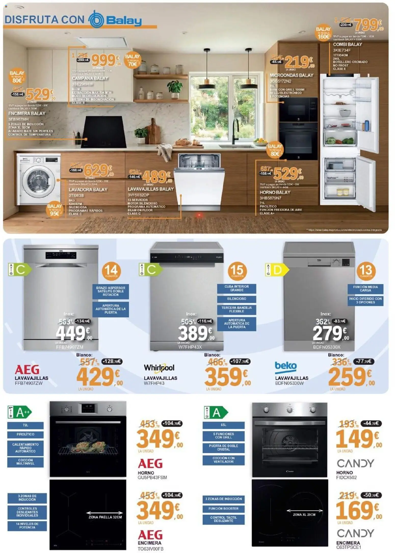 E.Leclerc folleto │ válido desde el 01.05.2026 | Página: 5 | Productos: Horno, Lavavajillas, Ventilador, Bandeja