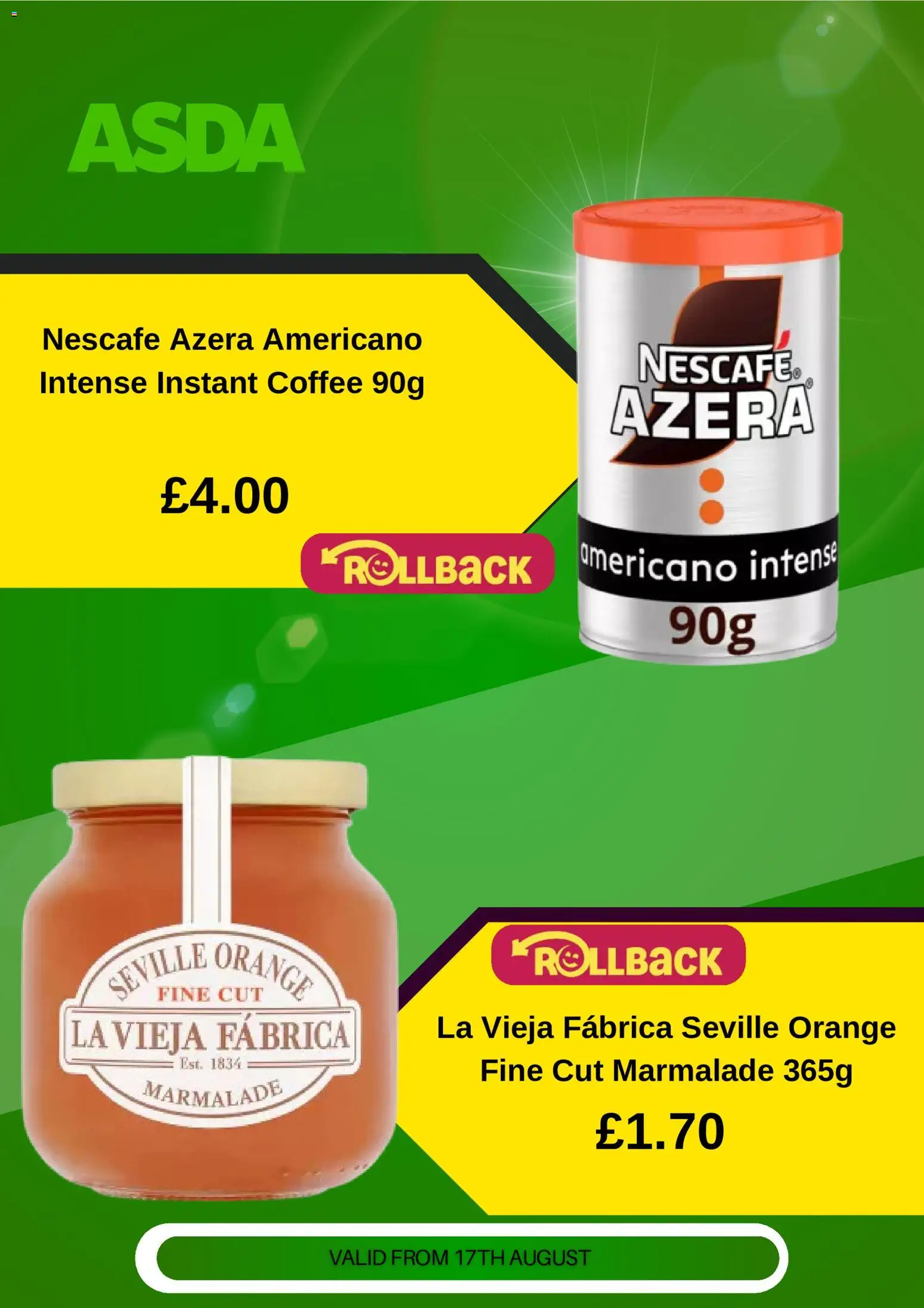 {H1} | Page: 3 | Products: Instant coffee, Coffee, Marmalade, Orange
