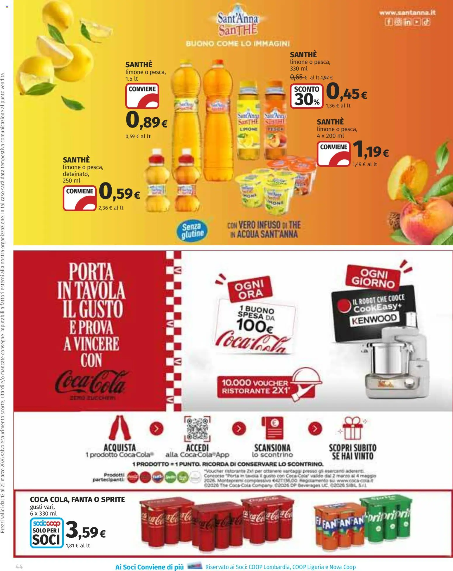 Volantino Ipercoop del 12.03.2026 | Pagina: 44 | Prodotti: Limone, Data, Fanta, Robot