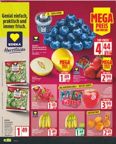 Elli Markt Prospekt ab 04.05.2026 gültig | Seite: 2 | Produkte: Himbeeren, Tasche, Zucchini, Erdbeeren