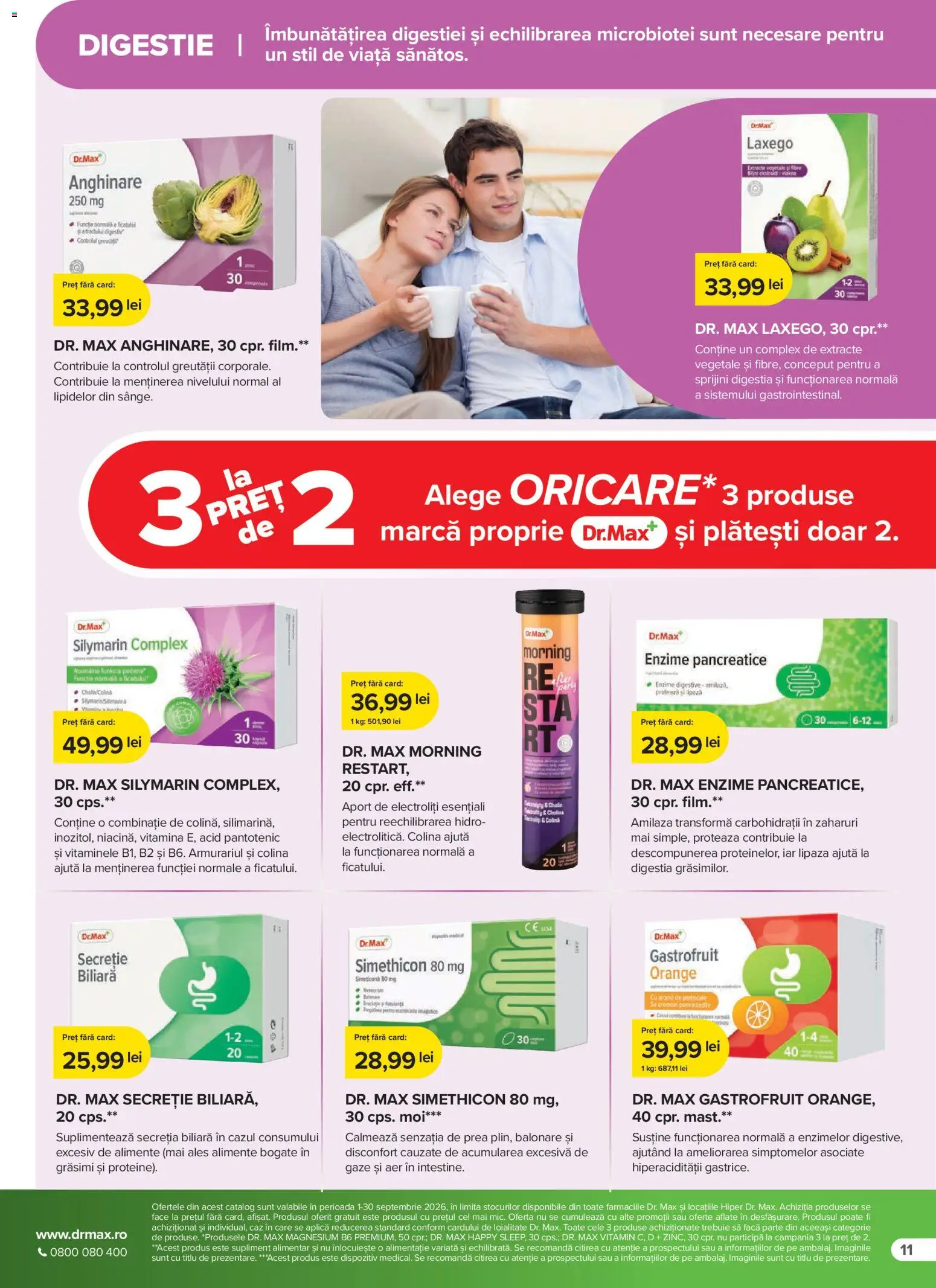 Noul catalog Dr.Max – valabil de la 01.09.2026 | Pagină: 11 | Produse: Aplică, Portocale