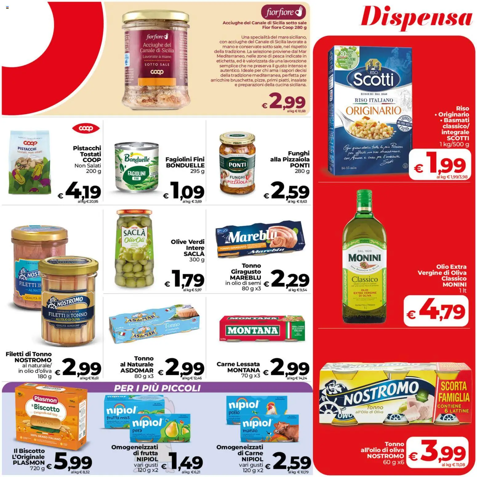 Volantino COOP del 23/10/2026 | Pagina: 13 | Prodotti: Olive, Tonno, Tonno al naturale, Pistacchi
