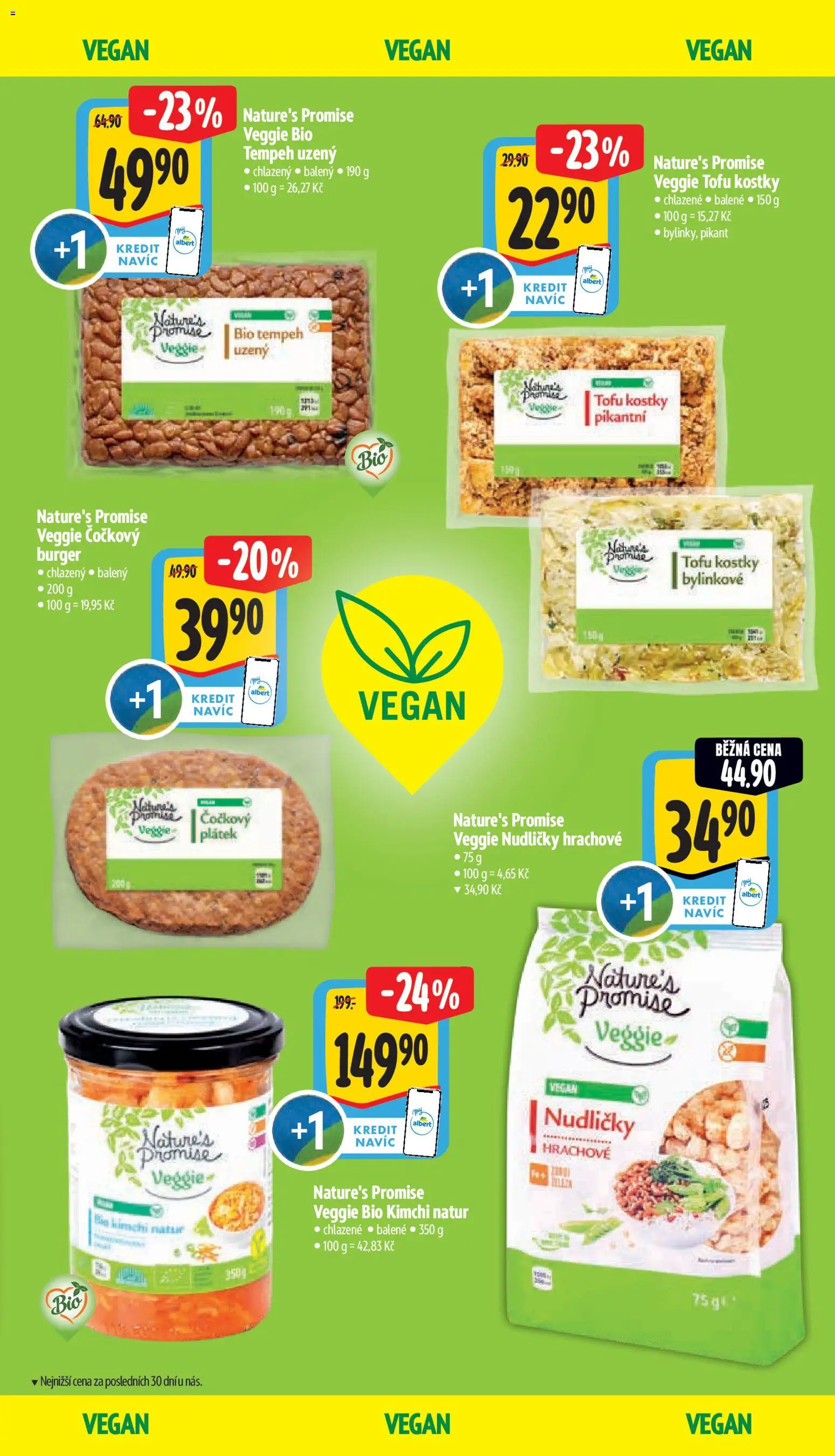 Albert leták - Hypermarket - Znojmo od 07.10.2026 | Strana: 11 | Produkty: Vegan, Tempeh, Kimchi, Tofu