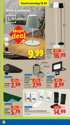 Lidl folder week 20 - Voorbeeld van een folder van Lidl, geldig van 11.05.2026 | Pagina: 42 | Producten: Deurmat, Lamp, Verlichting, Batterijen