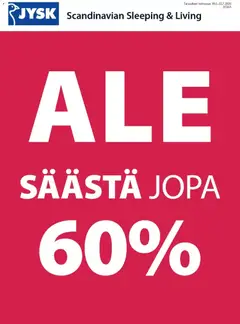 JYSK-mainoslehti voimassa 18.06.2026 alkaen