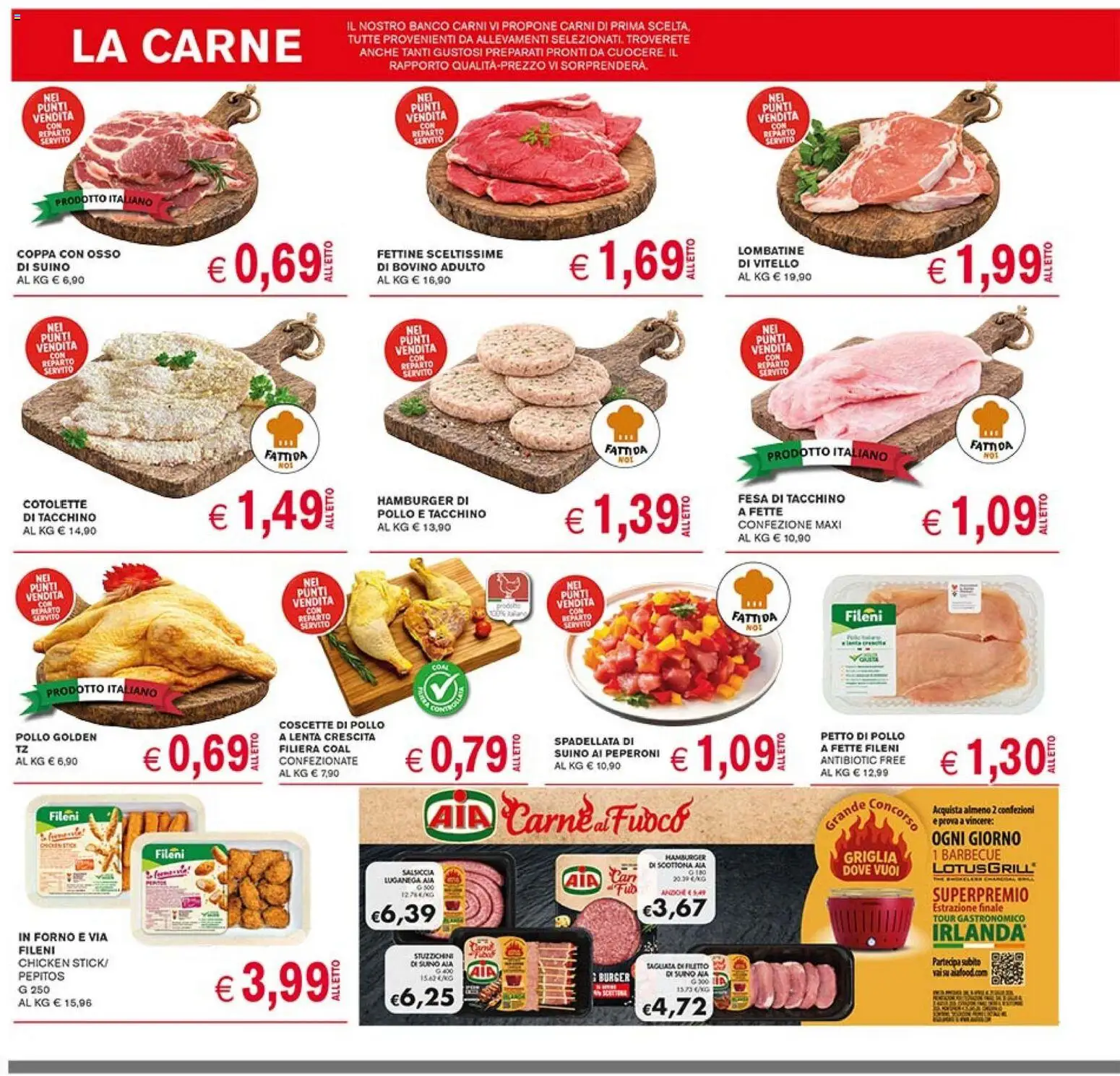 Volantino Coal del 21.05.2026 | Pagina: 4 | Prodotti: Bovino, Petto di Pollo, Salsiccia, Hamburger