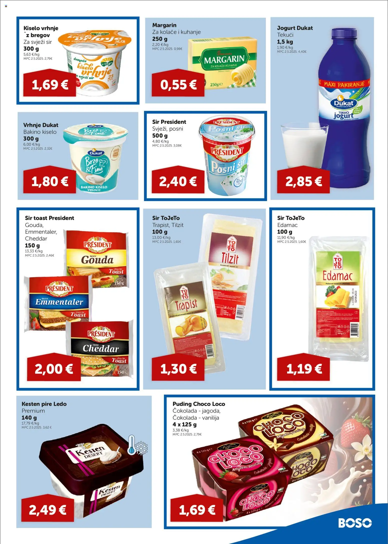 Boso katalog | vrijedi od 22.10.2026 | Stranica: 5 | Proizvodi: Kesten, Pire, Čokolada, Ledo