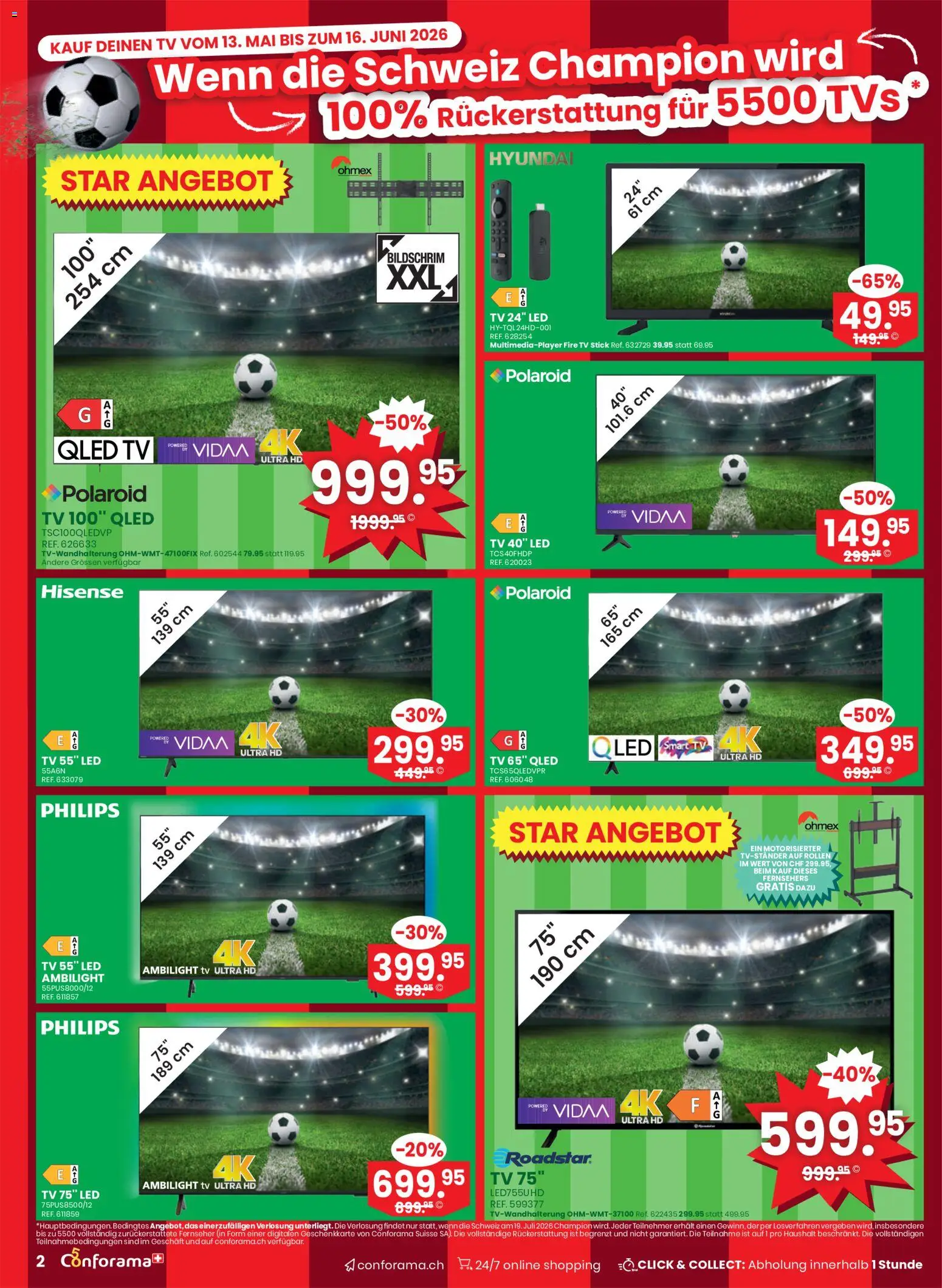 🛍️ Conforama aktionen ab 13.05.2026 » Entdecken Sie exklusive Rabatte und sparen Sie noch heute! 💰 | Schweiz