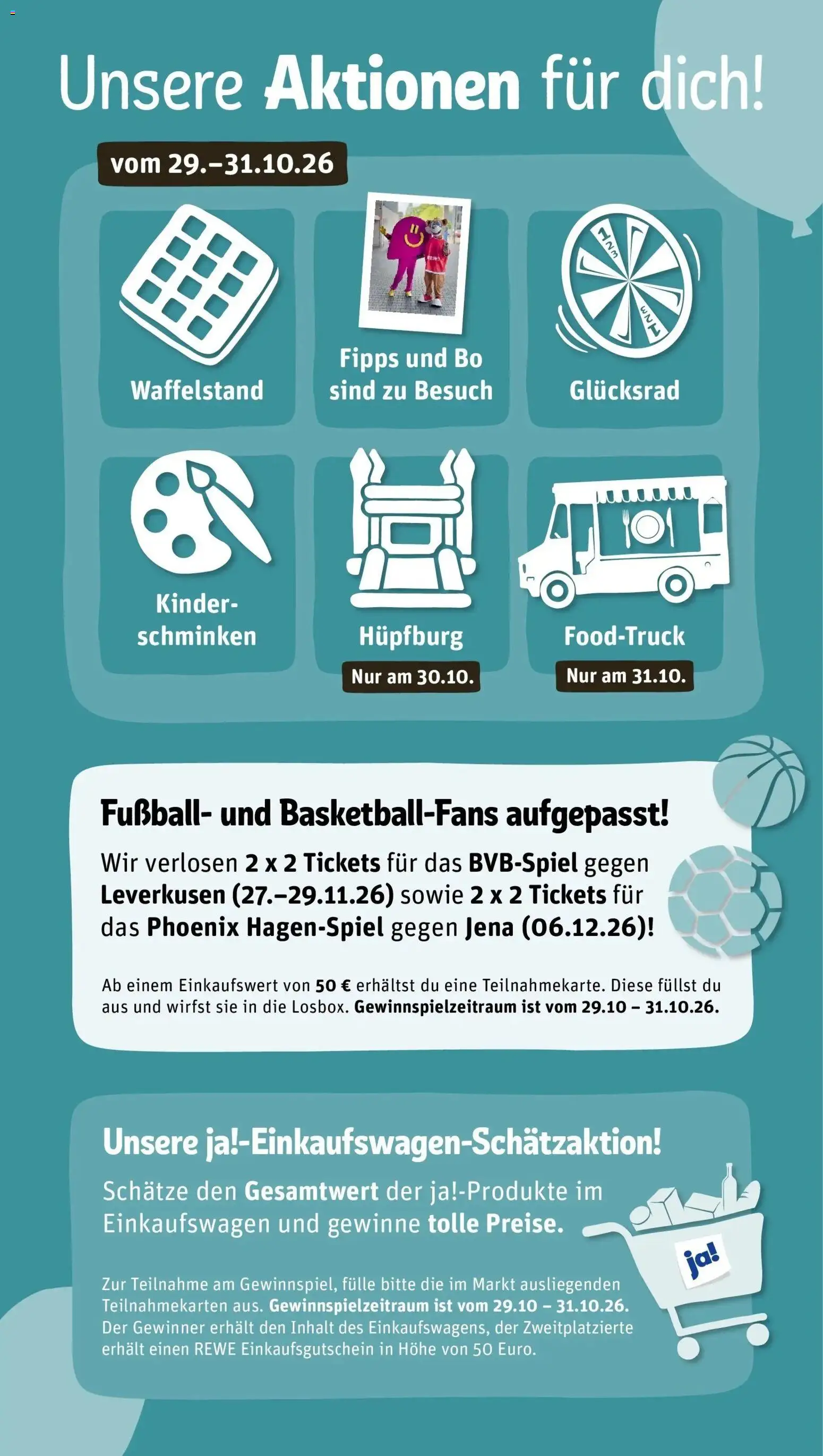 REWE Prospekt ab 26.10.2026 zum Blättern » Angebote | Seite: 2 | Produkte: Fußball