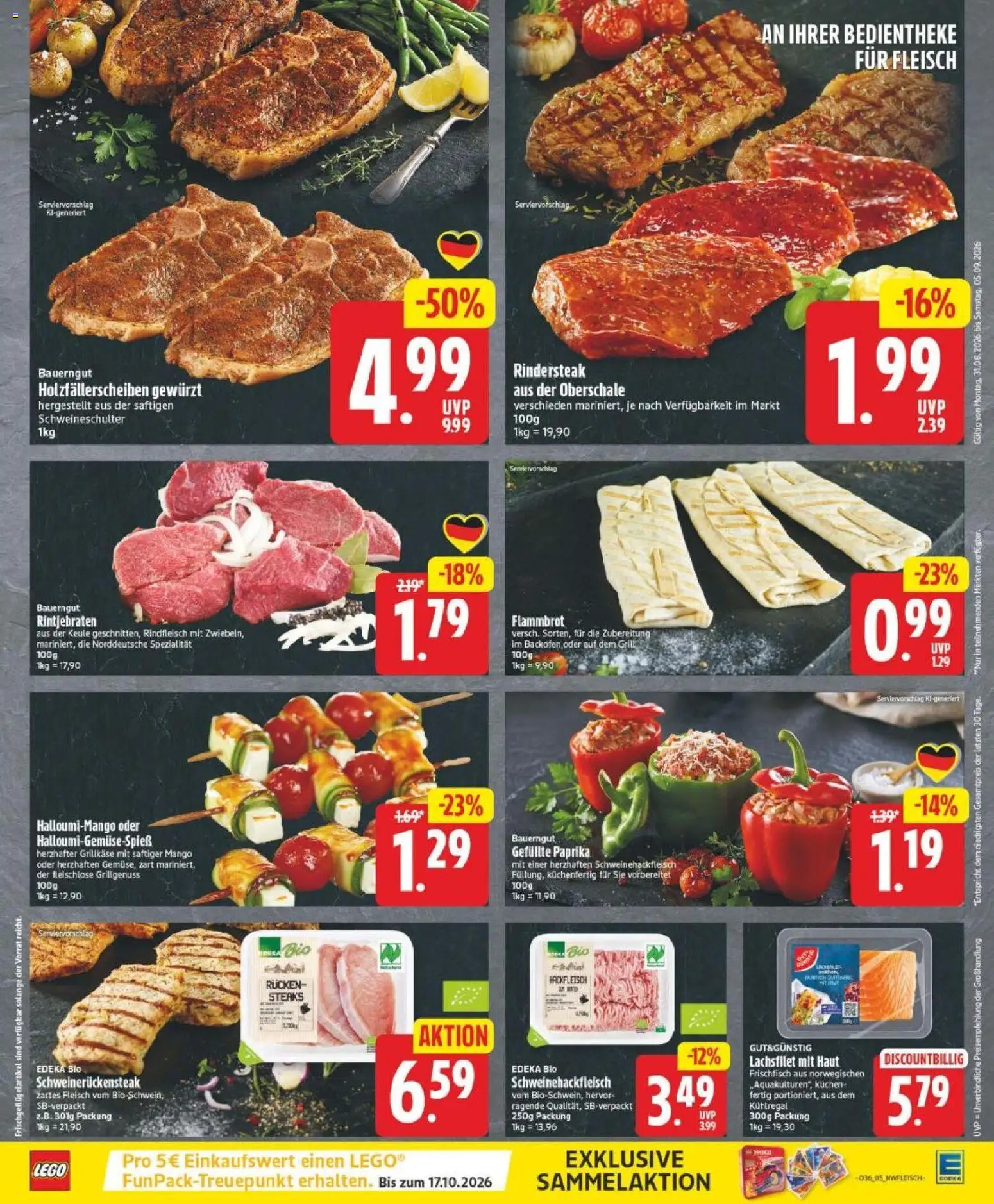 Edeka Prospekt Bremen – gültig ab 31.08.2026 | Seite: 7 | Produkte: Grill, Bauerngut, Backofen, Rindfleisch