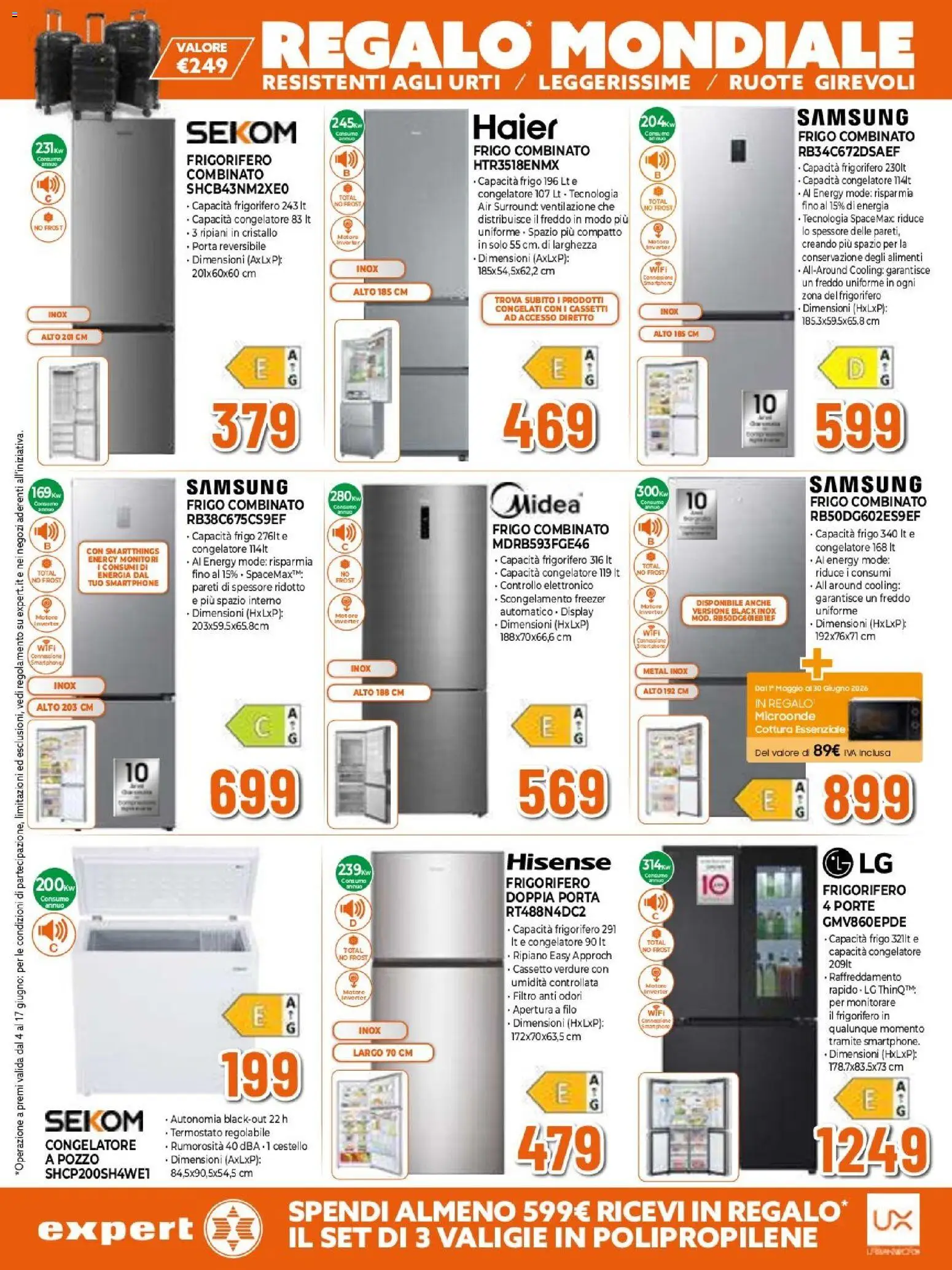 Volantino Expert del 04.06.2026 | Pagina: 31 | Prodotti: Ripiano, Microonde, Verdure, Monitorare