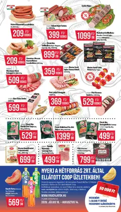 COOP akciós újság - amely érvényes a következő dátumtól: 2026.07.16. | Oldal: 3 | Termékek: Tarja, Sonka, Felvágott, Téliszalámi