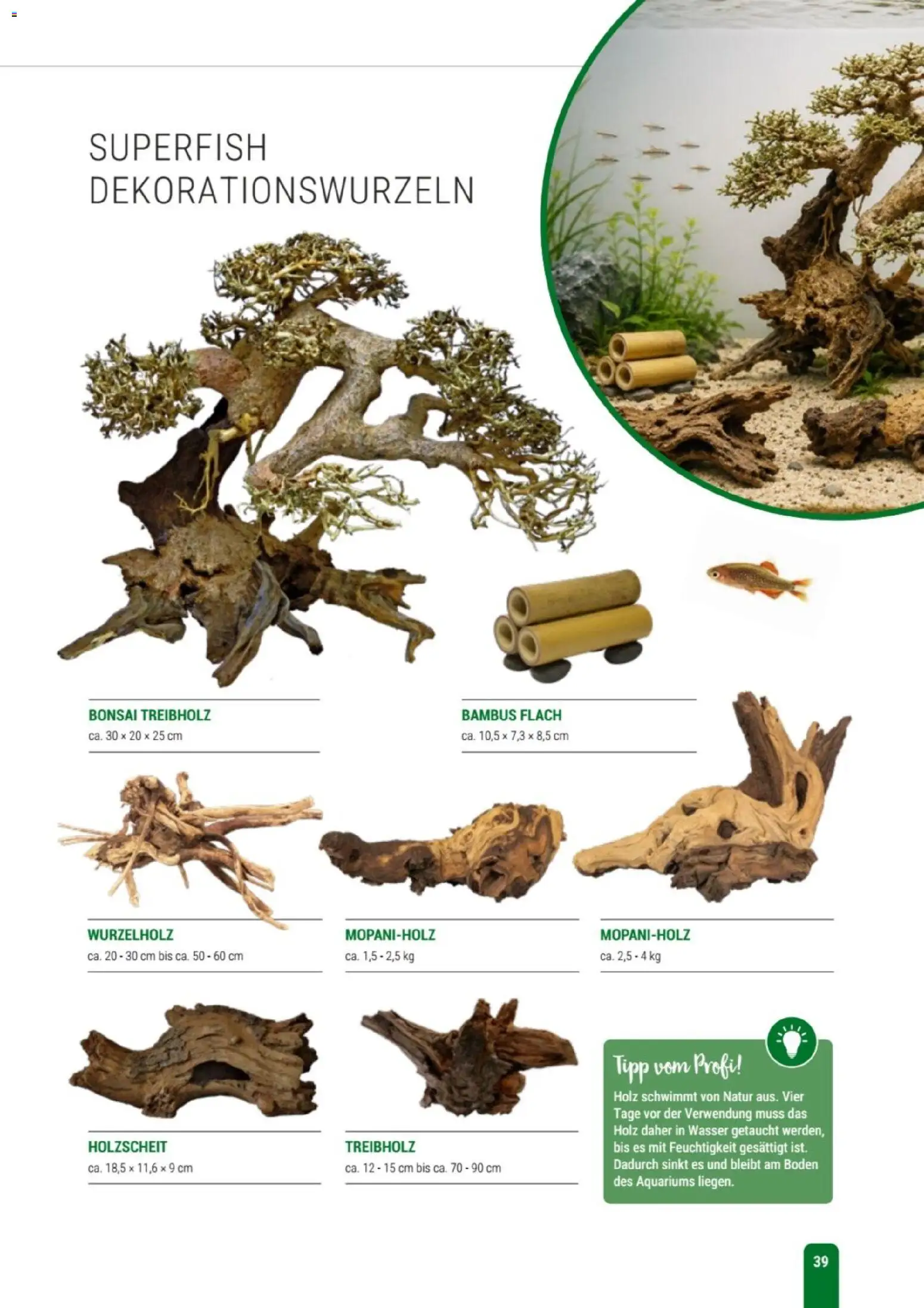 zookauf Themenkatalog Aqua – gültig ab 01.10.2026 | Seite: 39 | Produkte: Wasser
