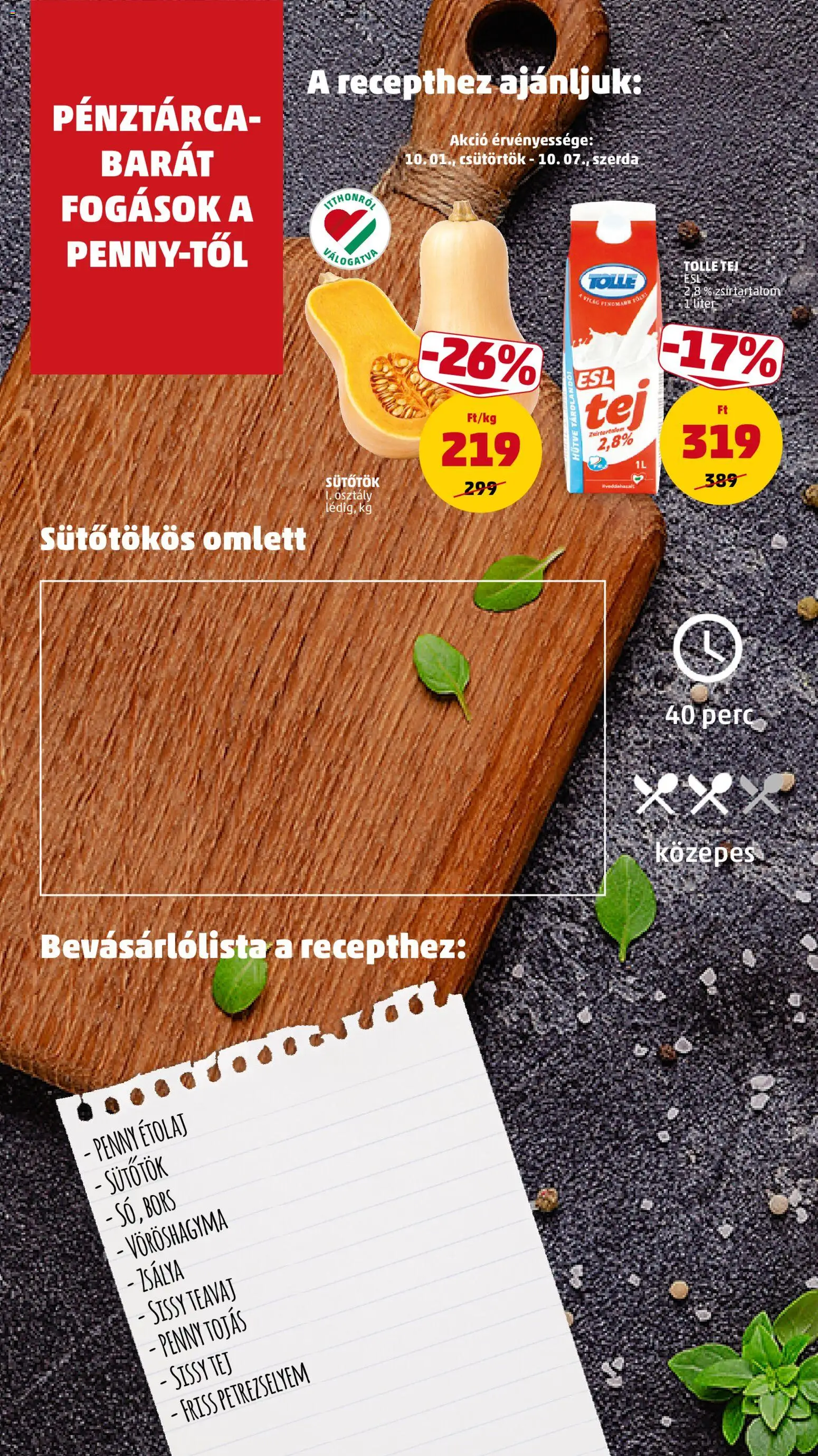 PENNY akciós ujság - amely érvényes a következő dátumtól: 2026.10.01. | Oldal: 12