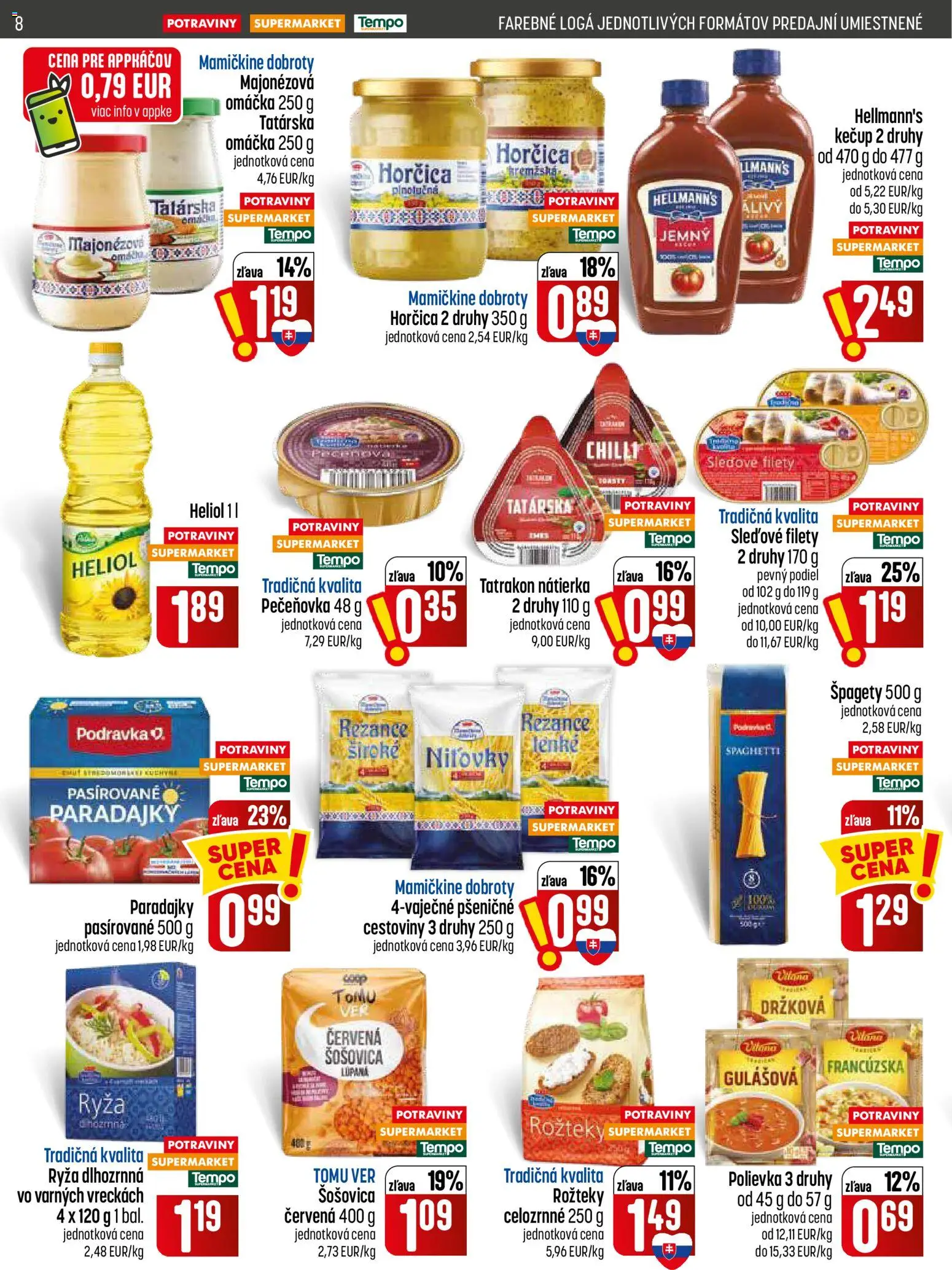 Nové COOP Jednota akcie – leták je platný od 30.07.2026 | Strana: 8 | Produkty: Granit, Cestoviny, Nátierka, Špagety