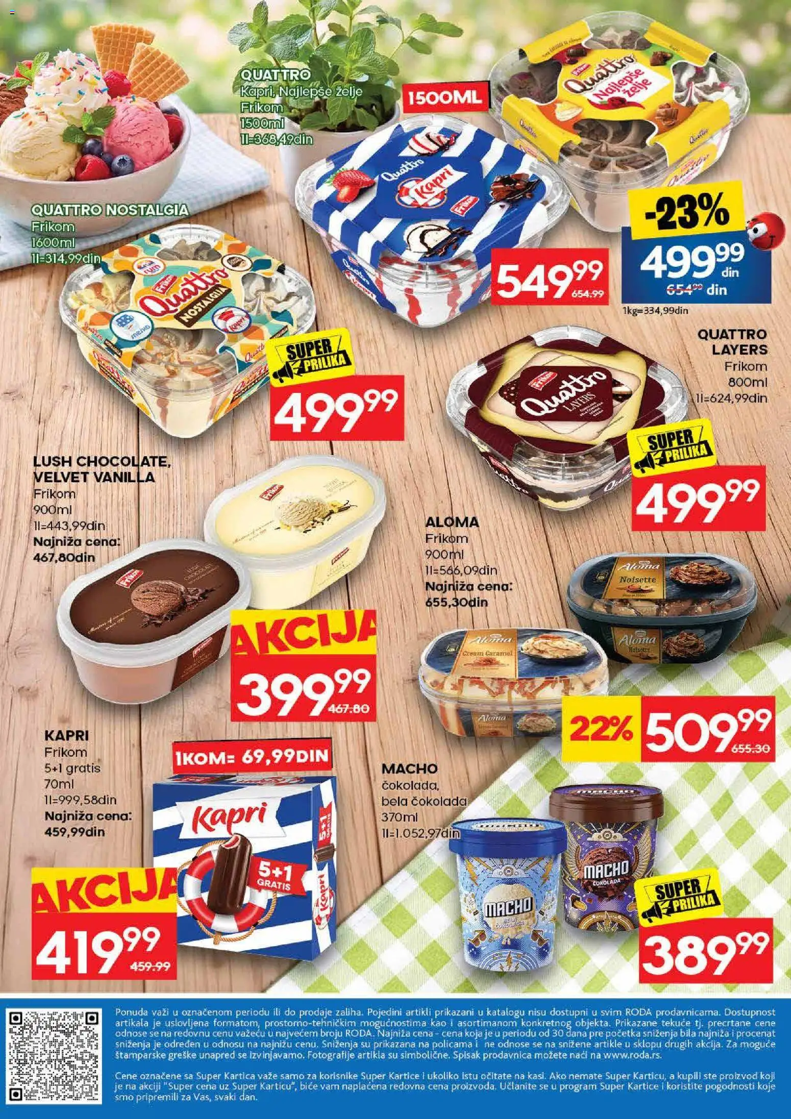 Roda katalog - važi od 31.08.2026 | Strana: 56 | Proizvode: Bela čokolada, Čokolada