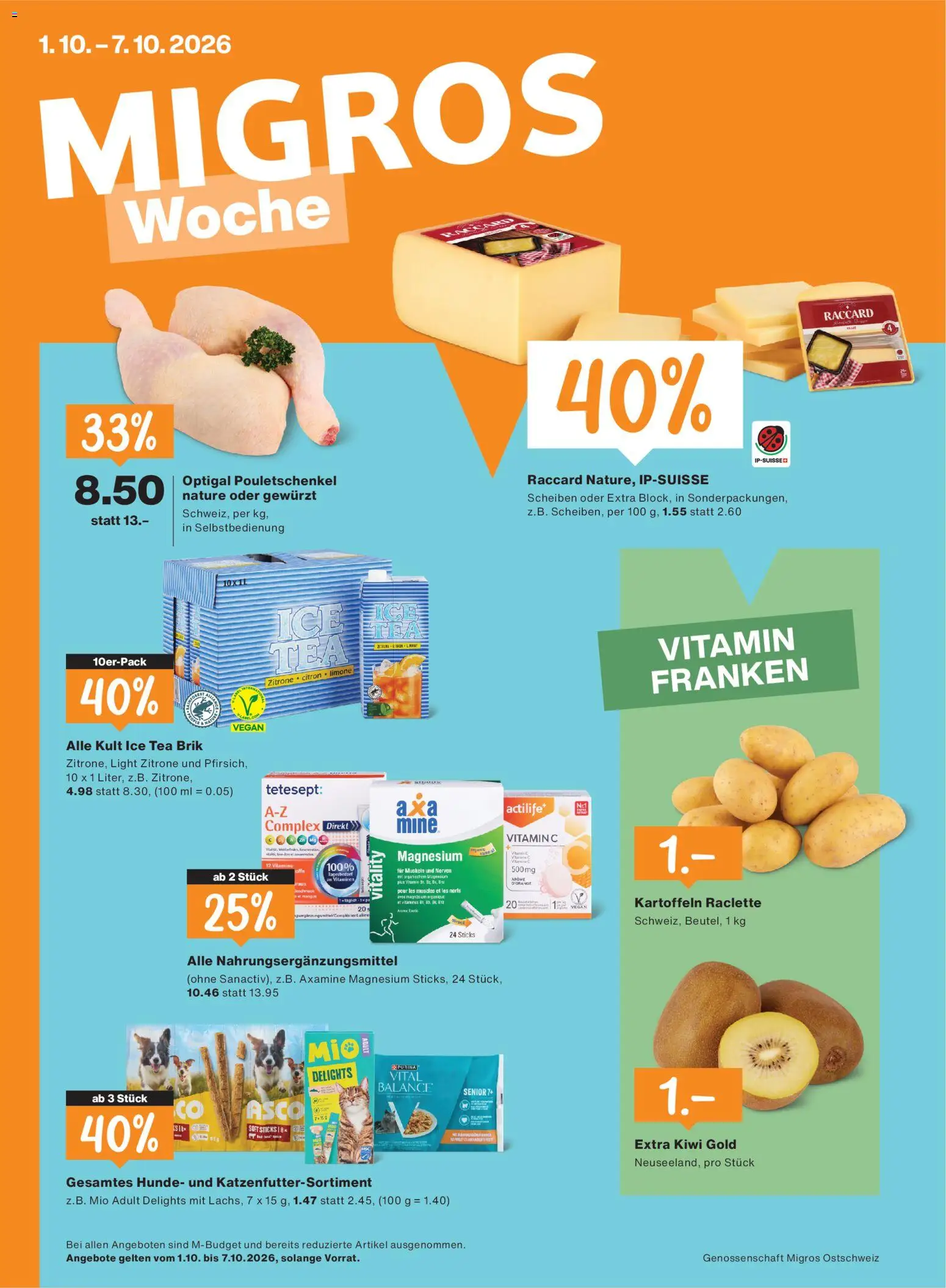 Migros aktionen – gültig ab 01.10.2026 | Seite: 1
