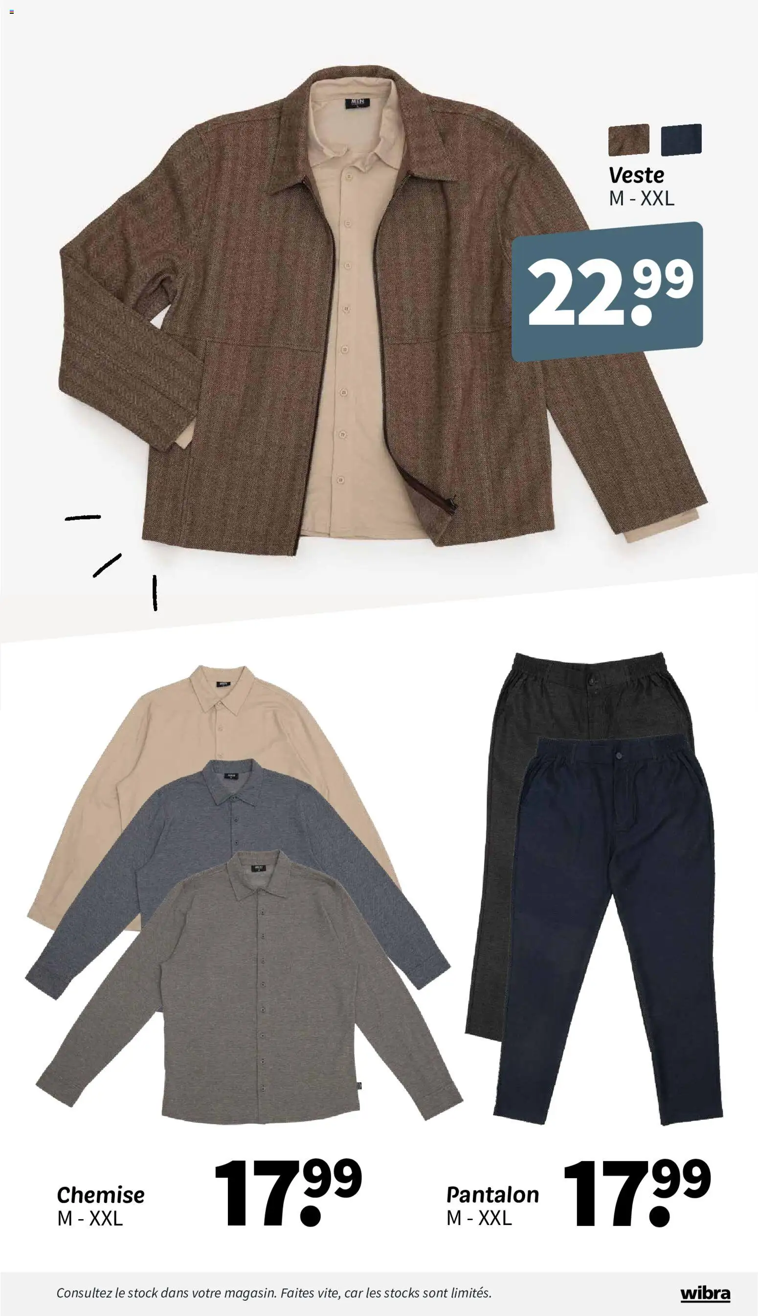 {H1} | Page: 23 | Produits: Chemise, Veste, Pantalon