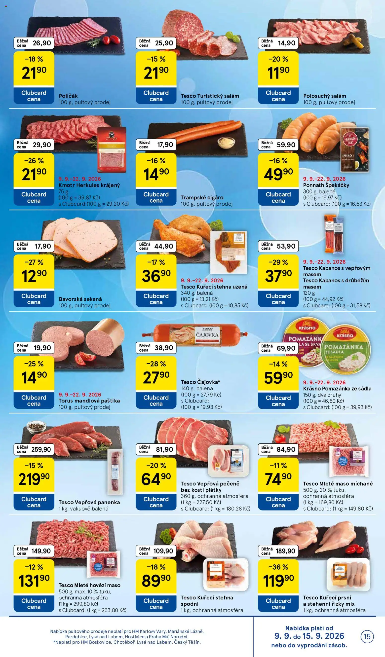 Tesco leták - Hypermarket od 09.09.2026 | Strana: 15