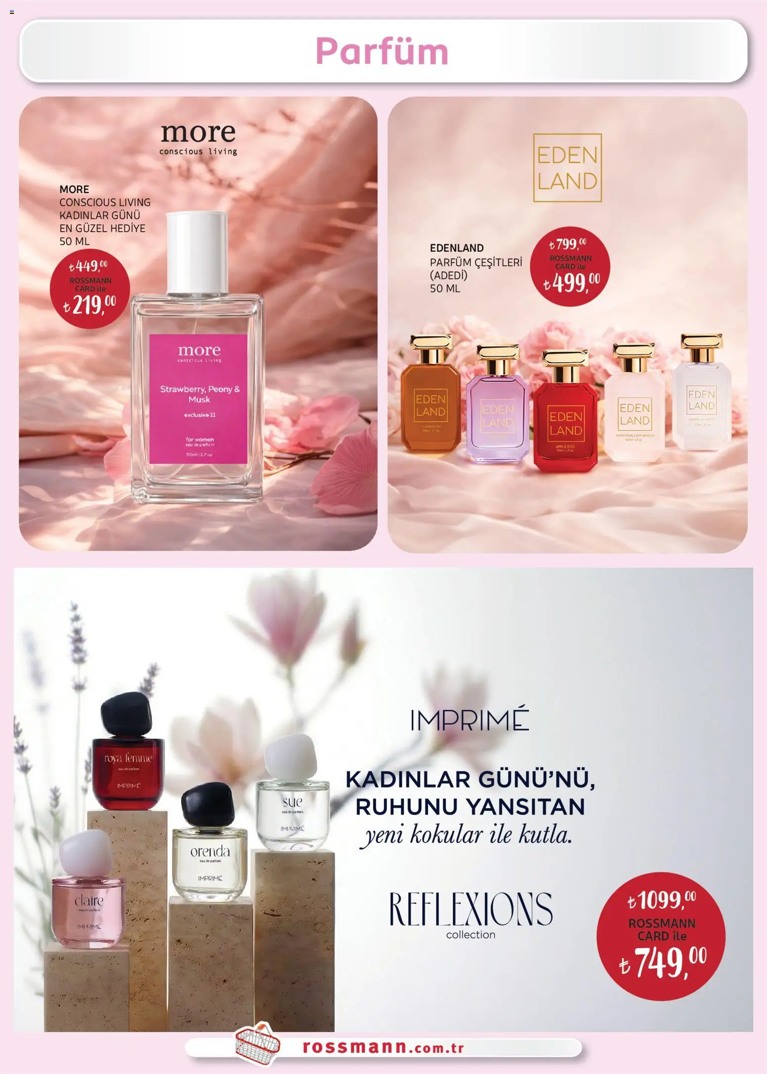 Rossmann - Mart Kişisel Bakım Kataloğu - 02.03.2026 tarihinden itibaren geçerlidir | Sayfa: 21 | Ürünler: Parfüm