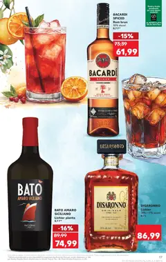 Kaufland RO Zalau - amely érvényes a következő dátumtól: 2026.06.24. | Oldal: 17 | Termékek: Bacardi, Rum, Bacon