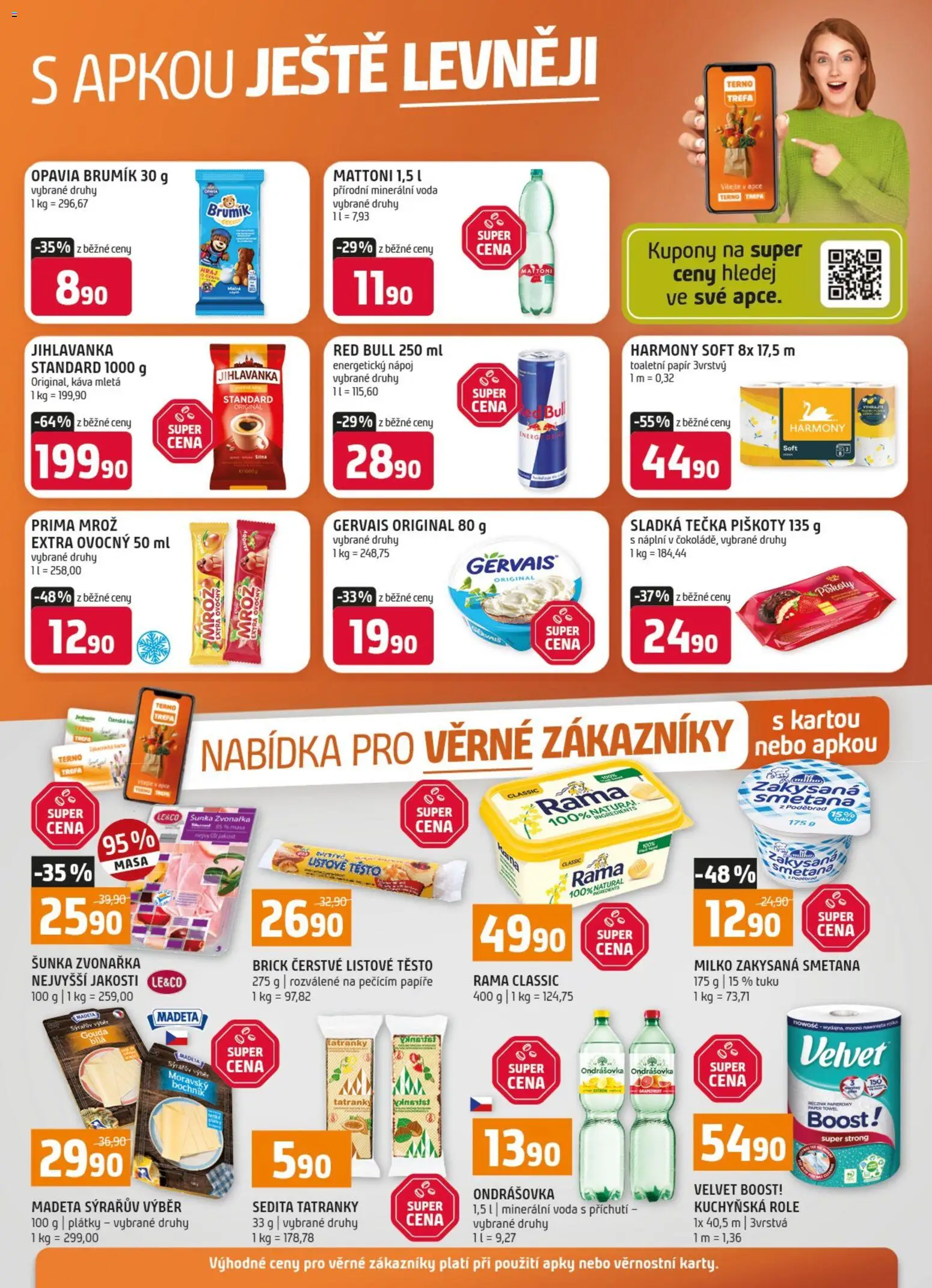 Terno leták od 05.08.2026 | Strana: 24 | Produkty: Káva, Toaletní papír, Energetický nápoj, Red Bull