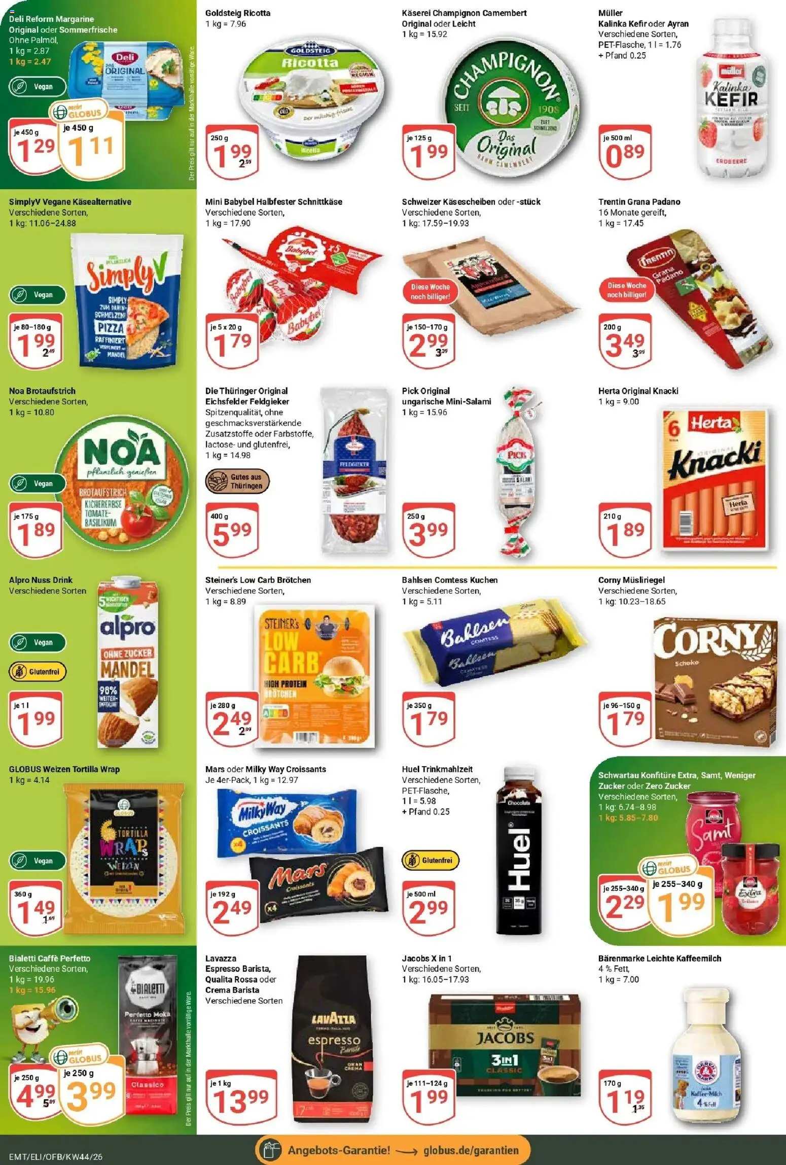 Globus Prospekt Erfurt-Linderbach (ab 26.10.2026) » Angebote online | Seite: 10 | Produkte: Kefir, Mars, Pizza, Kuchen