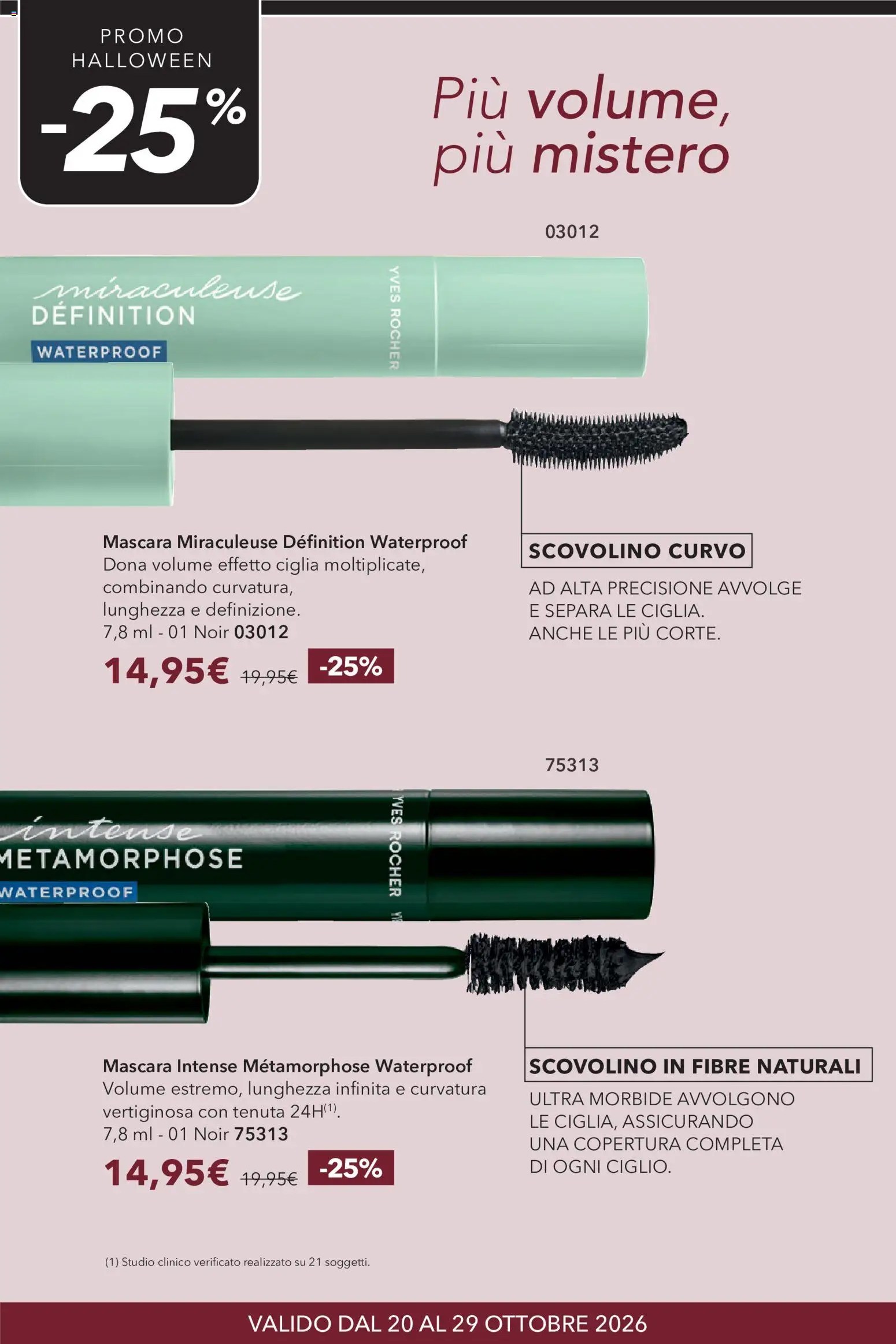 Volantino Yves Rocher del 20/10/2026 | Pagina: 6 | Prodotti: Mascara